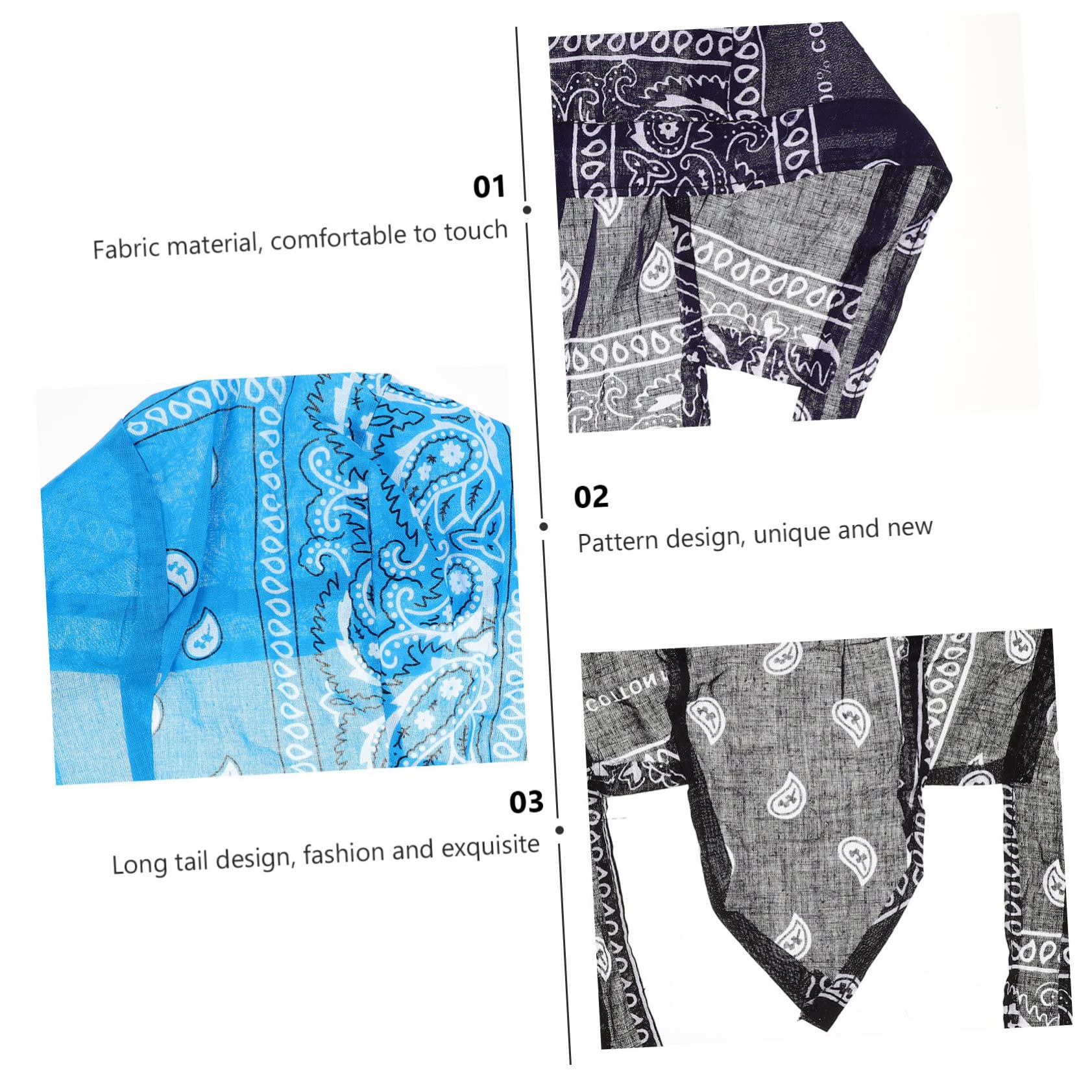 SHERCHPRY 15pezzi Cappelli Bandana Hip-hop Per Uomini Cappelli Pirata Regolabili Per Sport e Chemioterapia Di Colori Lago
