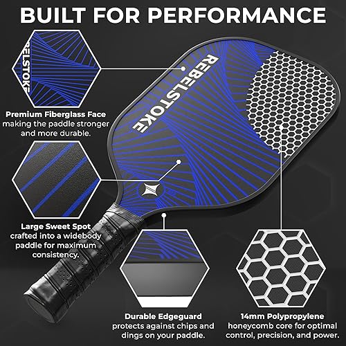 Miniatura 3 de Juego de 4 palas de pickleball