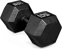 Vista 152 de CAP Barbell Mancuerna hexagonal de hierro fundido Múltiples opciones Negro