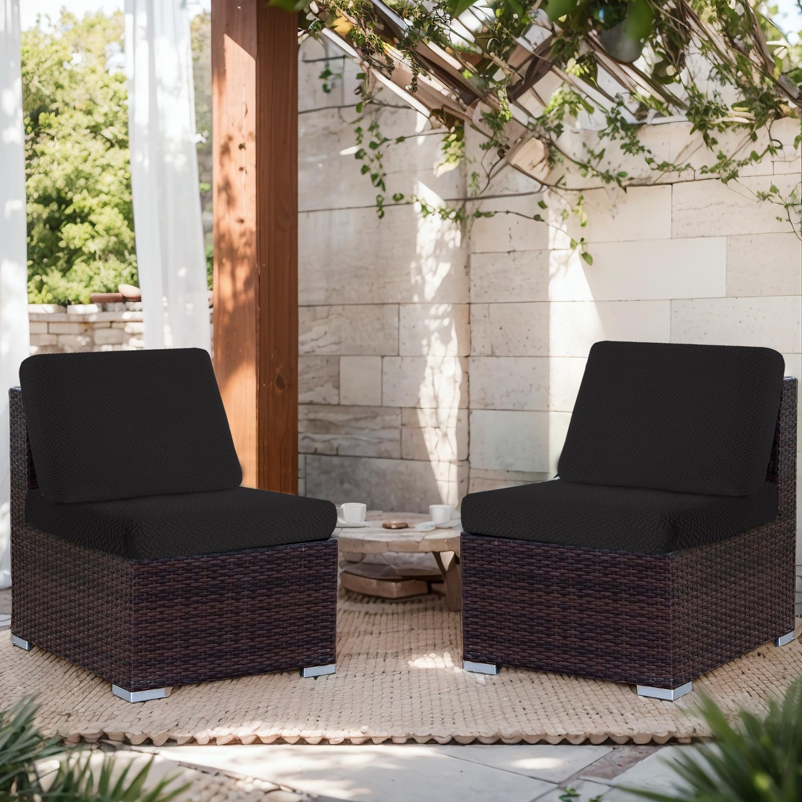 Sofa Slipcovers For Outdoor Patio Chairs Chair Slipcover Outdoor Chair  Protective Covers Lounge Chair, image size:1600x1600