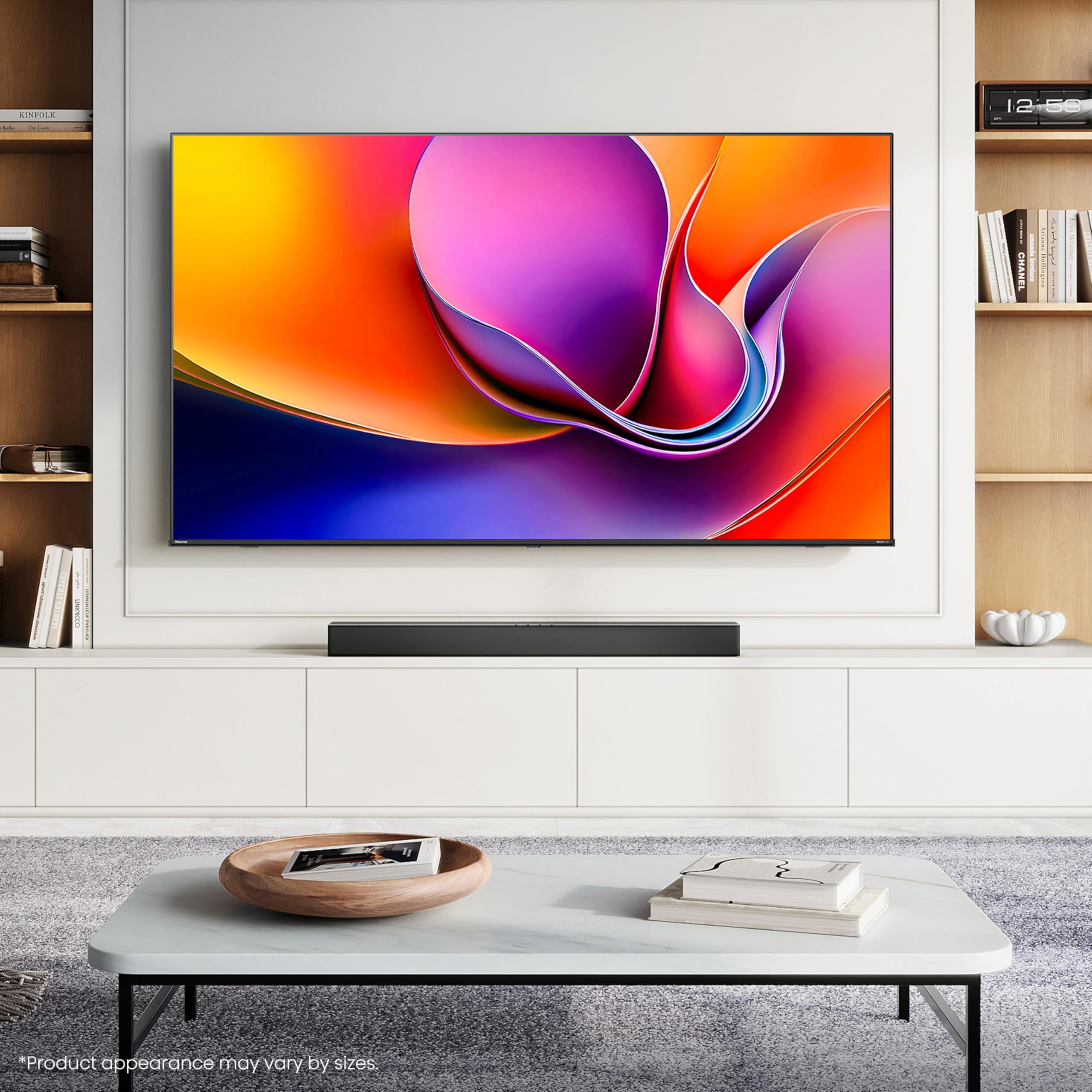 Hisense 43" 43A6QTUK 4K Ultra HD Smart TV AI TV - 4K UHD, Hi-View AI Engine, Precision Colour, AI Smooth Motion, Sports Mode with Freely, Disney +, YouTube, Netflix — view 3