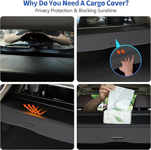 Miniatura 5 de Funda de carga para Honda CRV 2012-2016, accesorios retráctiles, cubierta trasera retráctil para maletero de equipaje, cubierta de protección de