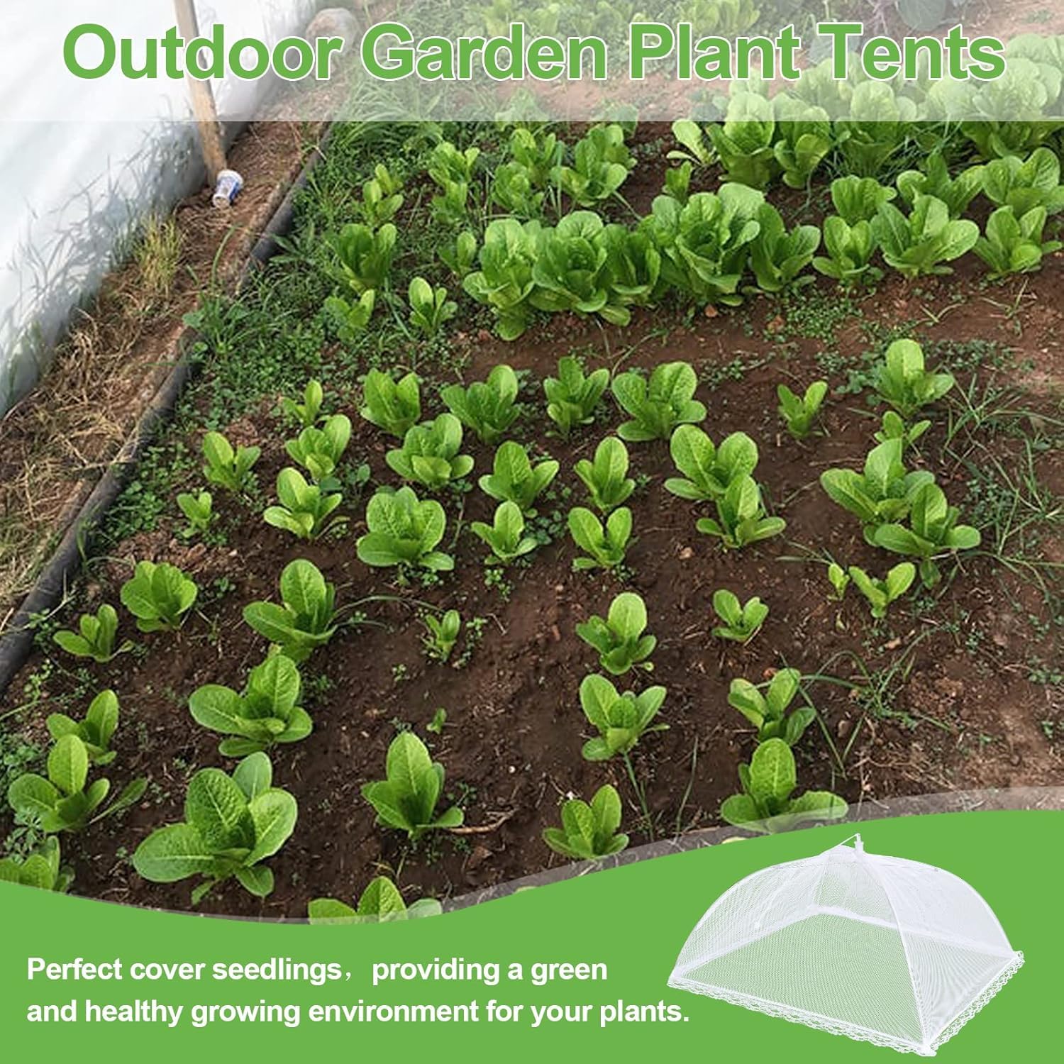 Mesh Food Cover, JULBEAR 2Pcs Tent Umbrella Food Screen Covers For