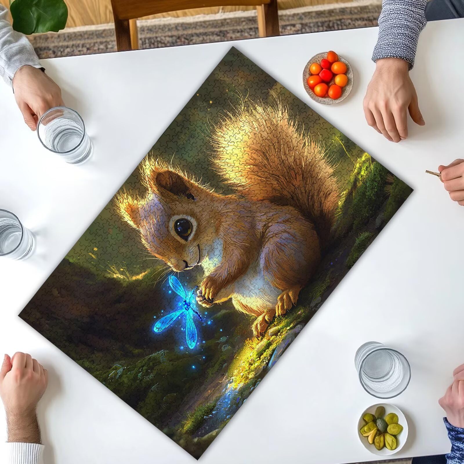 Puzzle 1500 Piezas, Puzzle Ardilla con Caja para Adultos, DIY Animal Rompecabezas Madera para Adultos, 1500 Piezas Rompecabezas Desafiante, para Decoracion Hogar, Regalo Mujer, Regalo Hombres, -1634