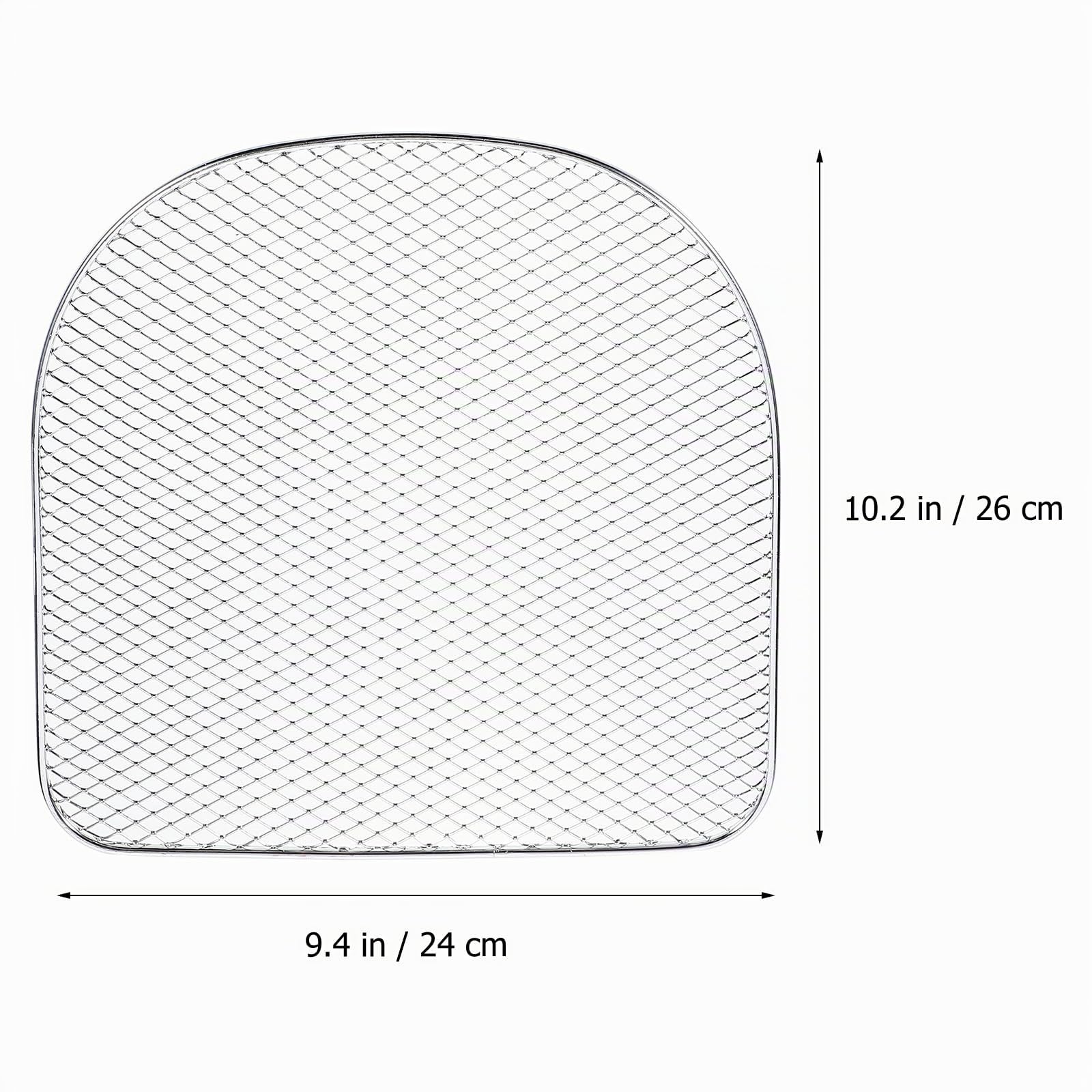 MAGICLULU 3 Pz Rete Grigliata Forno Elettrico Griglia Per Cottura a Vapore Griglie Per Friggitrice Ad Aria Impilabili Supporto Per Disidratatore Cibo Acciaio Inossidabile Bakeware Bianca
