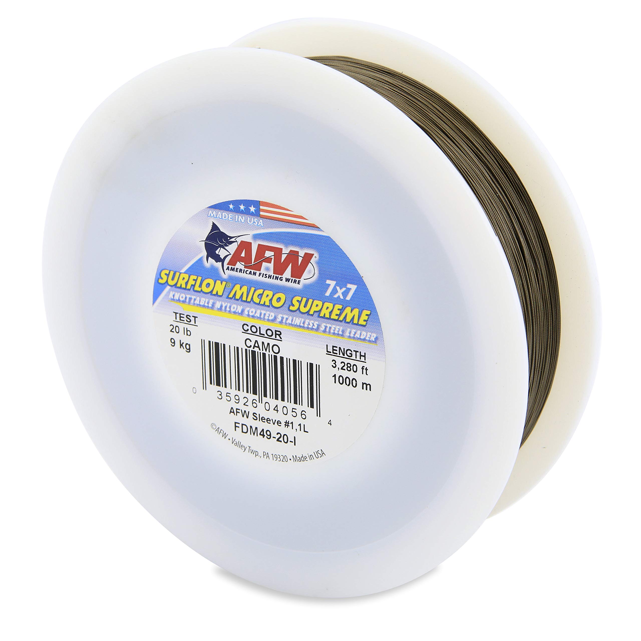 Surflon Micro Supreme, Nylon beschichtetes 7x7 Edelstahlvorfach  