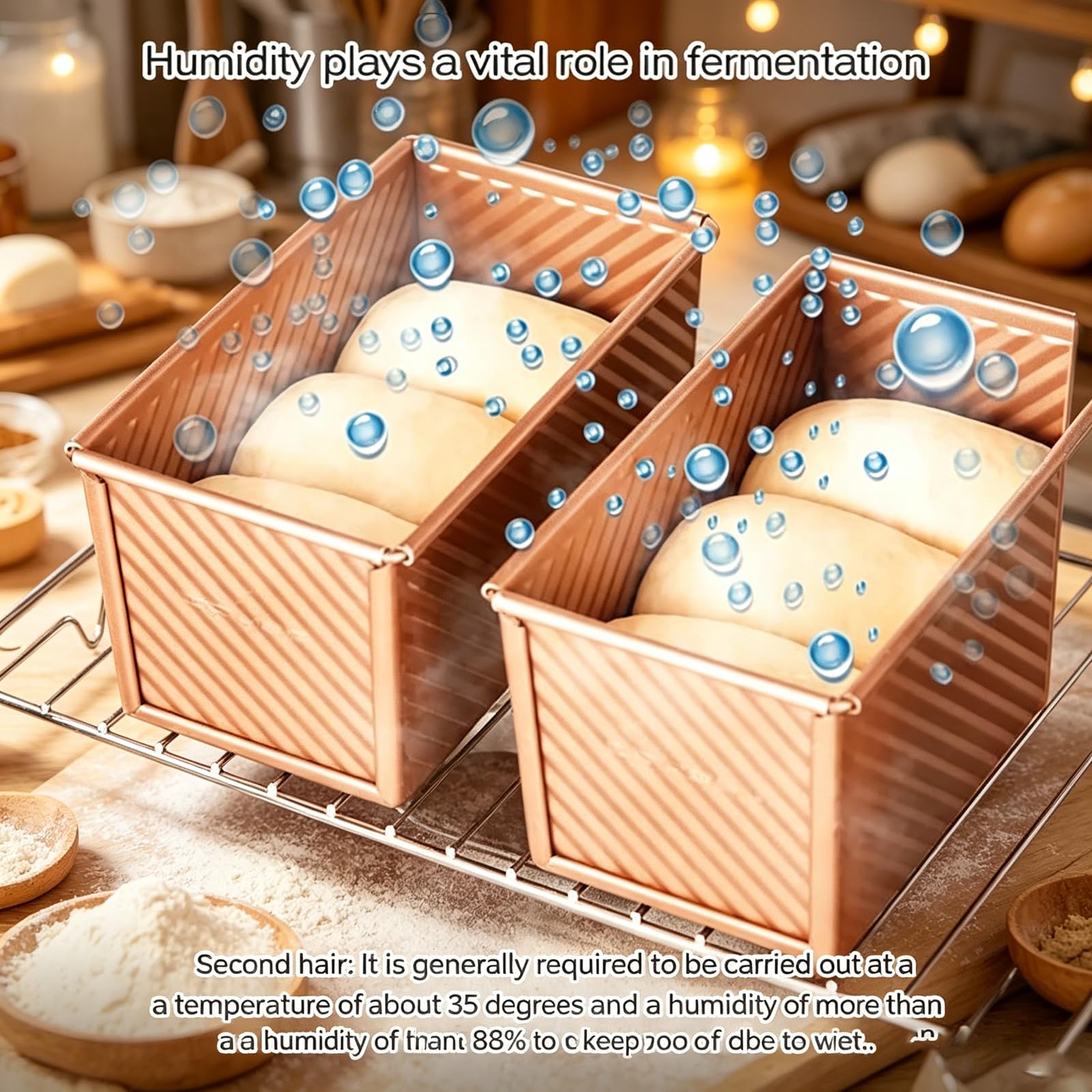 Cella Lievitazione Professionale 100 Litri, Fermentazione Pane Acciaio Inox 6 Strati, LED Integrato, Temperatura umidità Regolabili, Contenere Teglia Forno Dimensioni Massime 480 * 340 Mm