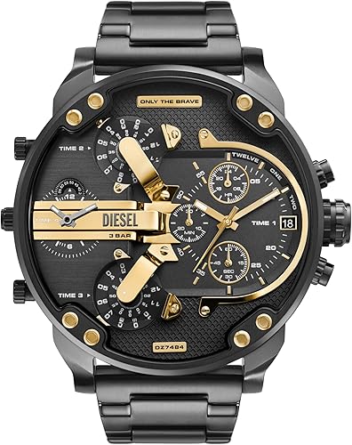 Miniatura 8 de Diesel - Reloj Mr Daddy 20 de cuarzo y acero inoxidable con cronógrafo