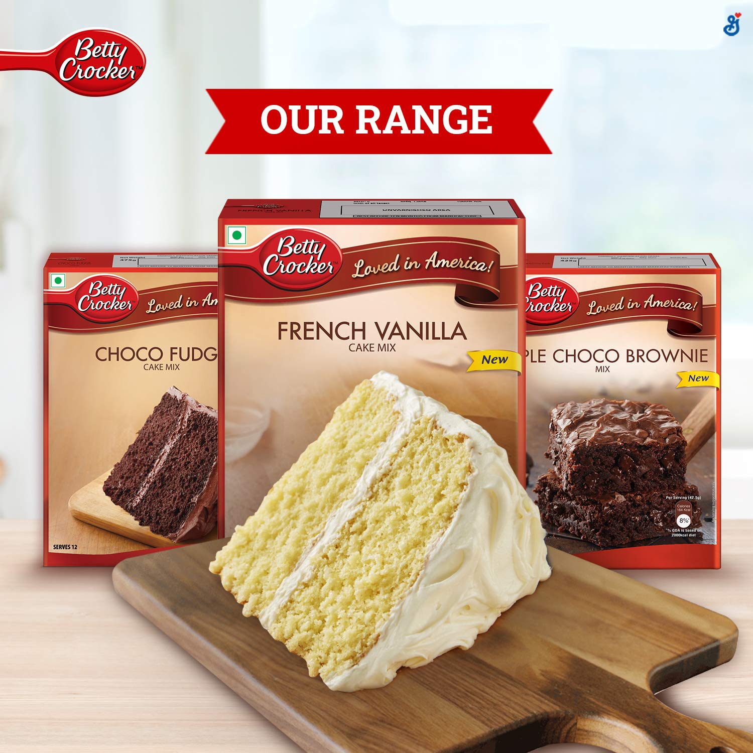 Buy Betty Crocker French Vanilla Cake Mix Instant Cake Mix Powder 3