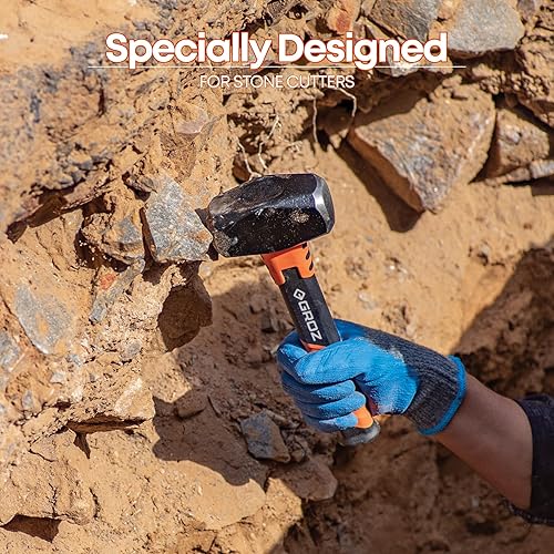 Miniatura 9 de Groz 36560 Martillo de perforación de 2 libras con mango de fibra de vidrio, 11"