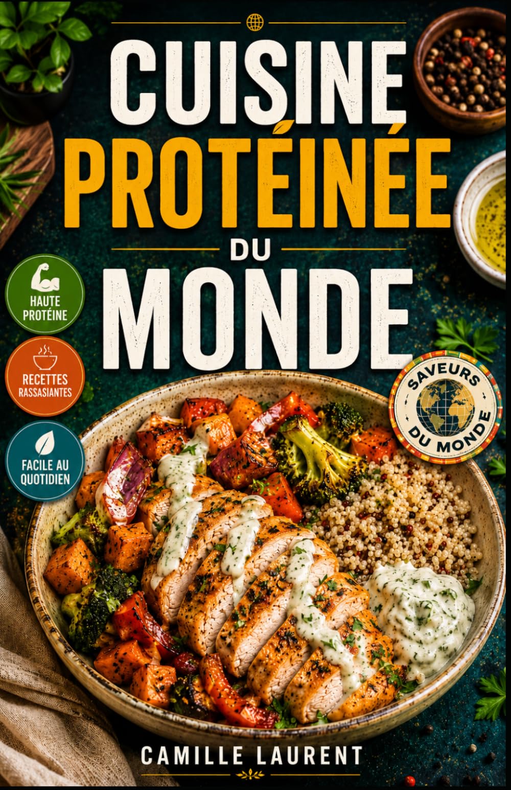 Cuisine Protéinée du Monde: 60 recettes rassasiantes inspirées de cuisines variées pour tous les jours