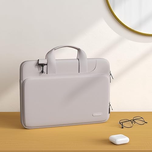 Miniatura 97 de MOSISO - Bolsa de hombro con protección de 360° para MacBook Air/Pro, laptop de 13-13.3 pulgadas, MacBook Pro 14 2023-2021 A2779 M2 A2442 M1, funda