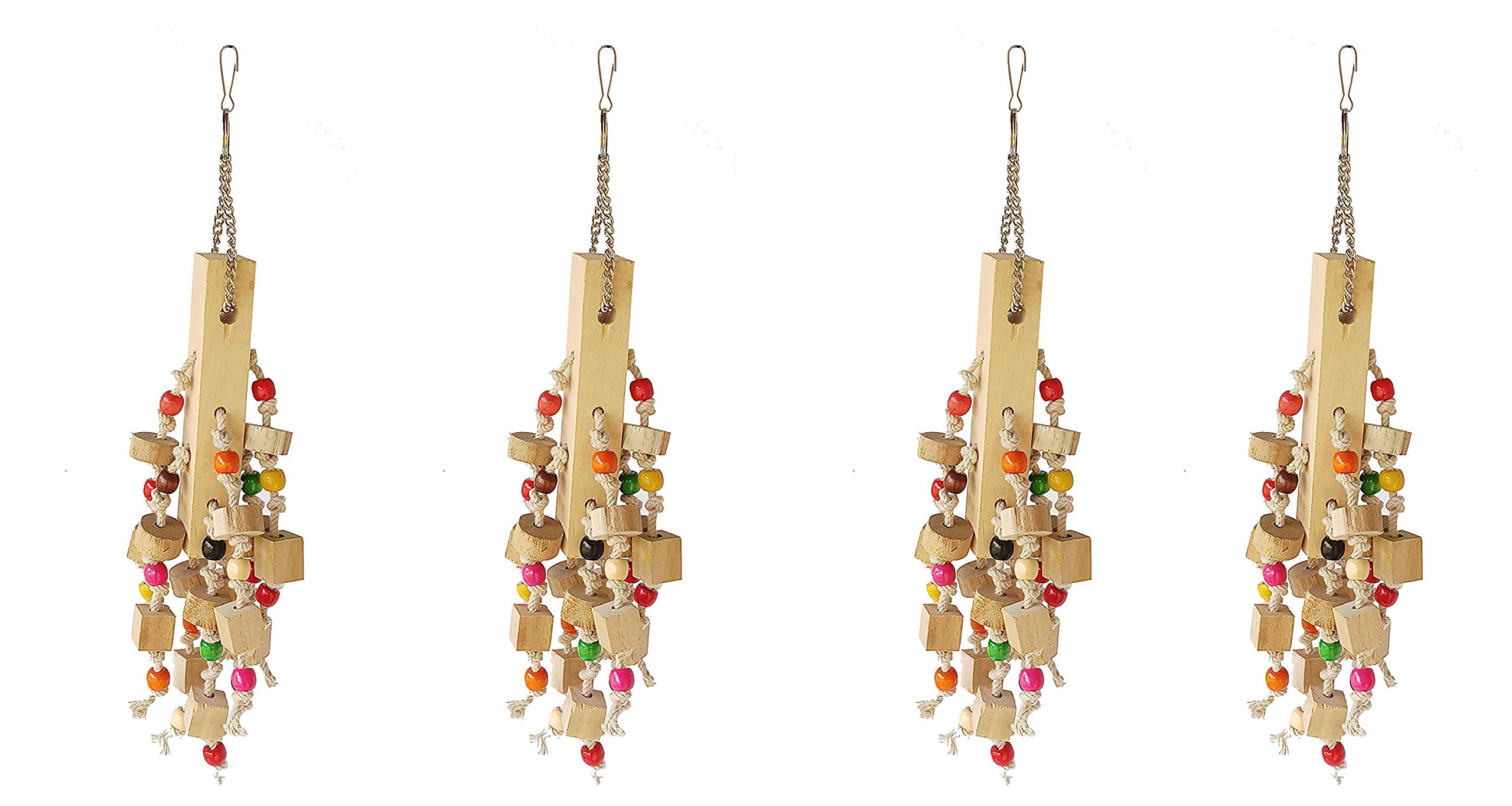 KSK Bird Chewing Toy - Parrot Cage Bite Toys Wooden Block Bird Parrot Toys for Small and Medium Parrots and Birds (KSKWC058, 1+3) (B08X9ZZJXD) Amazon Price History, Amazon Price Tracker