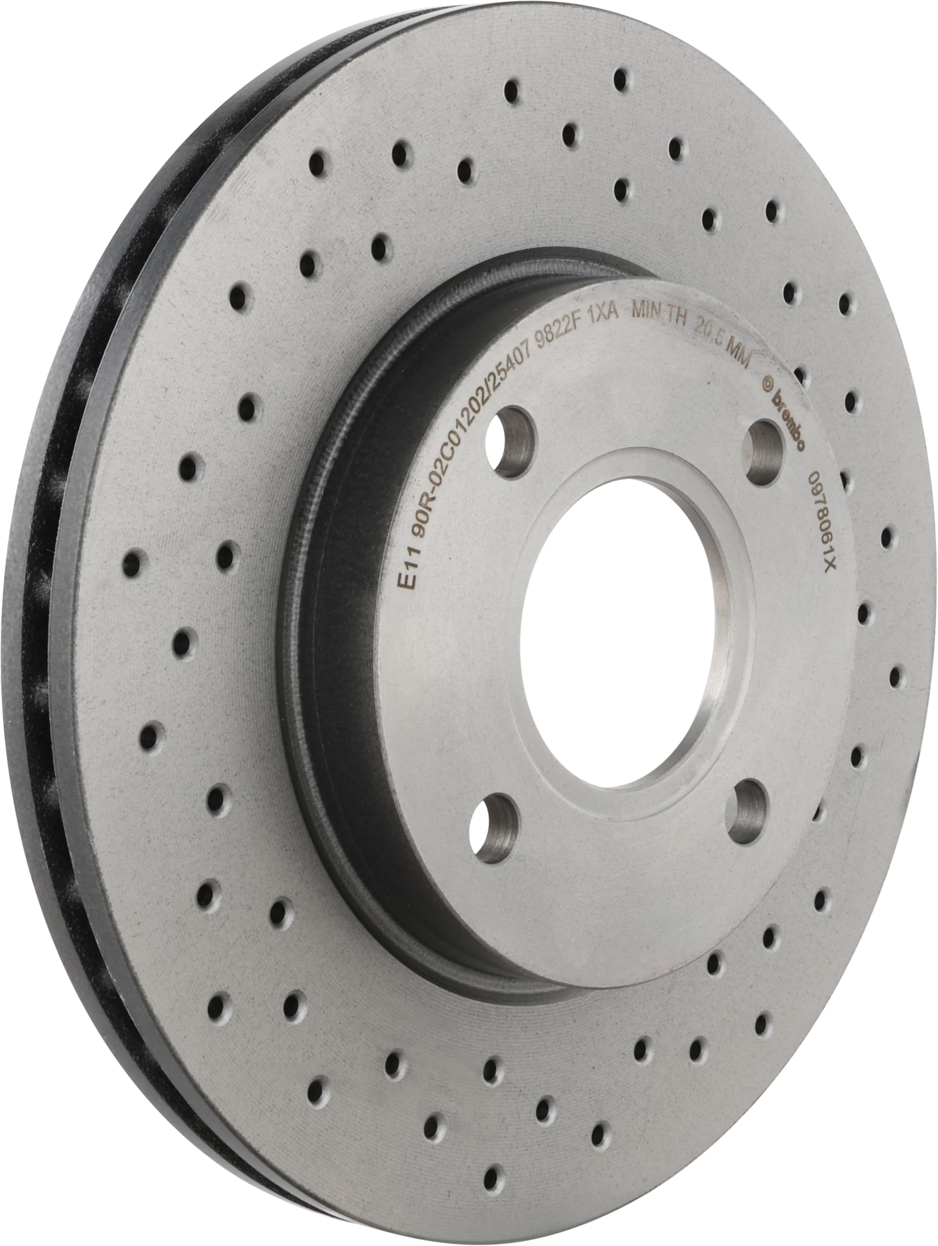 Brembo Xtra 09.7806.1X - Disco Freno Forato Anteriore, Set di 2