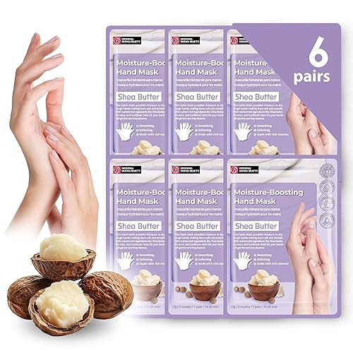 Miniatura 10 de Original Derma Beauty - Máscara de mano 6 pares de manteca de karité + aguacate para el cuidado de manos hidratante (Assort #2) para el cuidado de