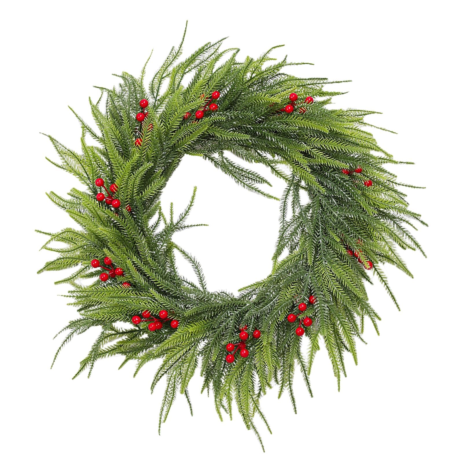 Kalttoy Red Fruit Garland 45 Greenerys For Vase Arrangements And Holiday Decorating Pine Rattan/Wreath For Indoor And Outdoor Decoration Indoor Outdoor Home Decoration