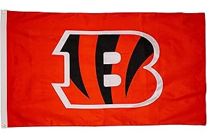 Cheer Along in Bengals Spirit with this Official NFL Cincinnati Bengals 3x5...