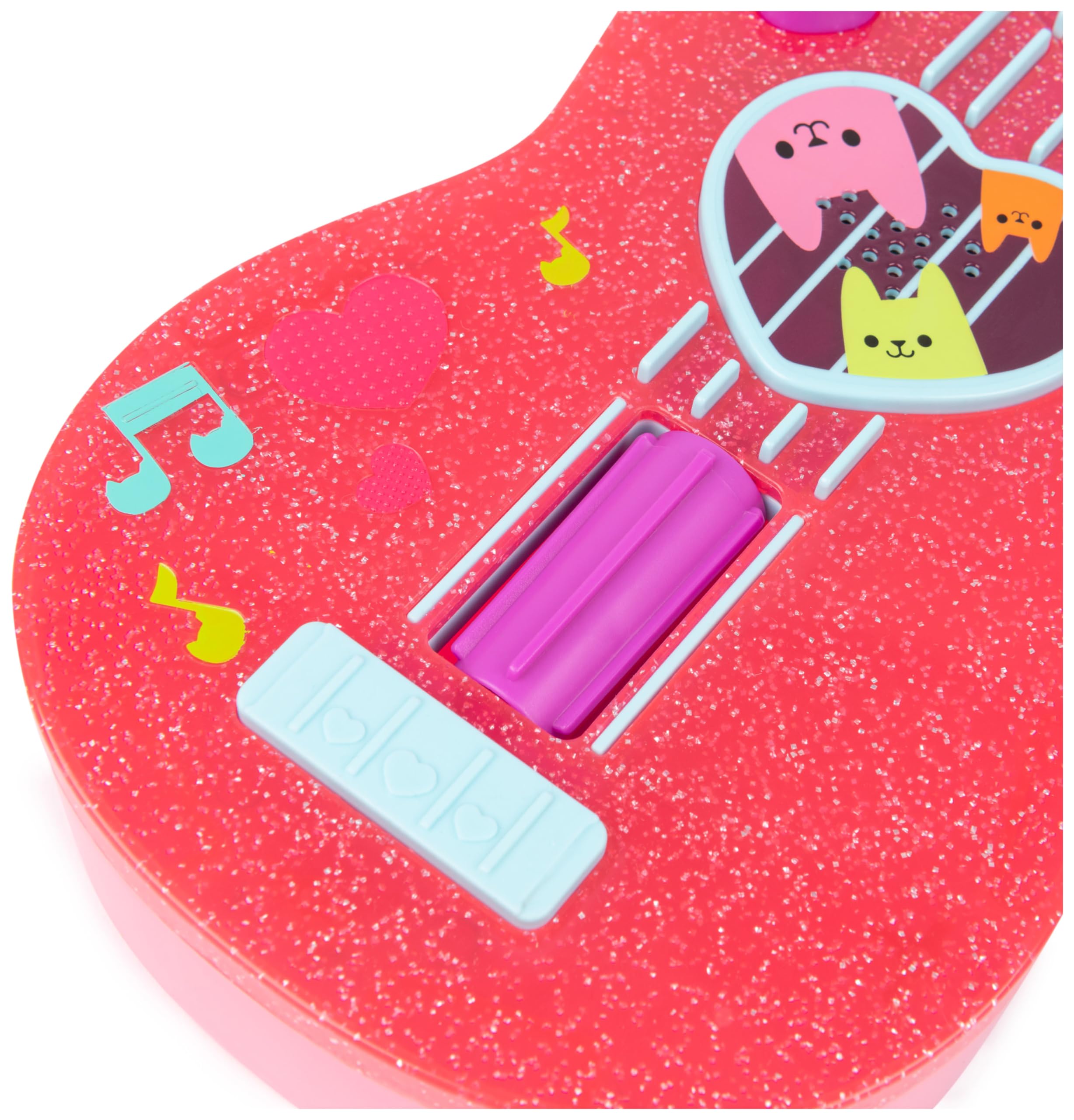 Gabby et la Maison Magique - Gabby Dollhouse - Ukulélé Interactif - Guitare Enfant - Chansons Effets Sonores - Dessin Animé Jouet Maison De Poupée - Jouet Enfant 3 Ans Et +