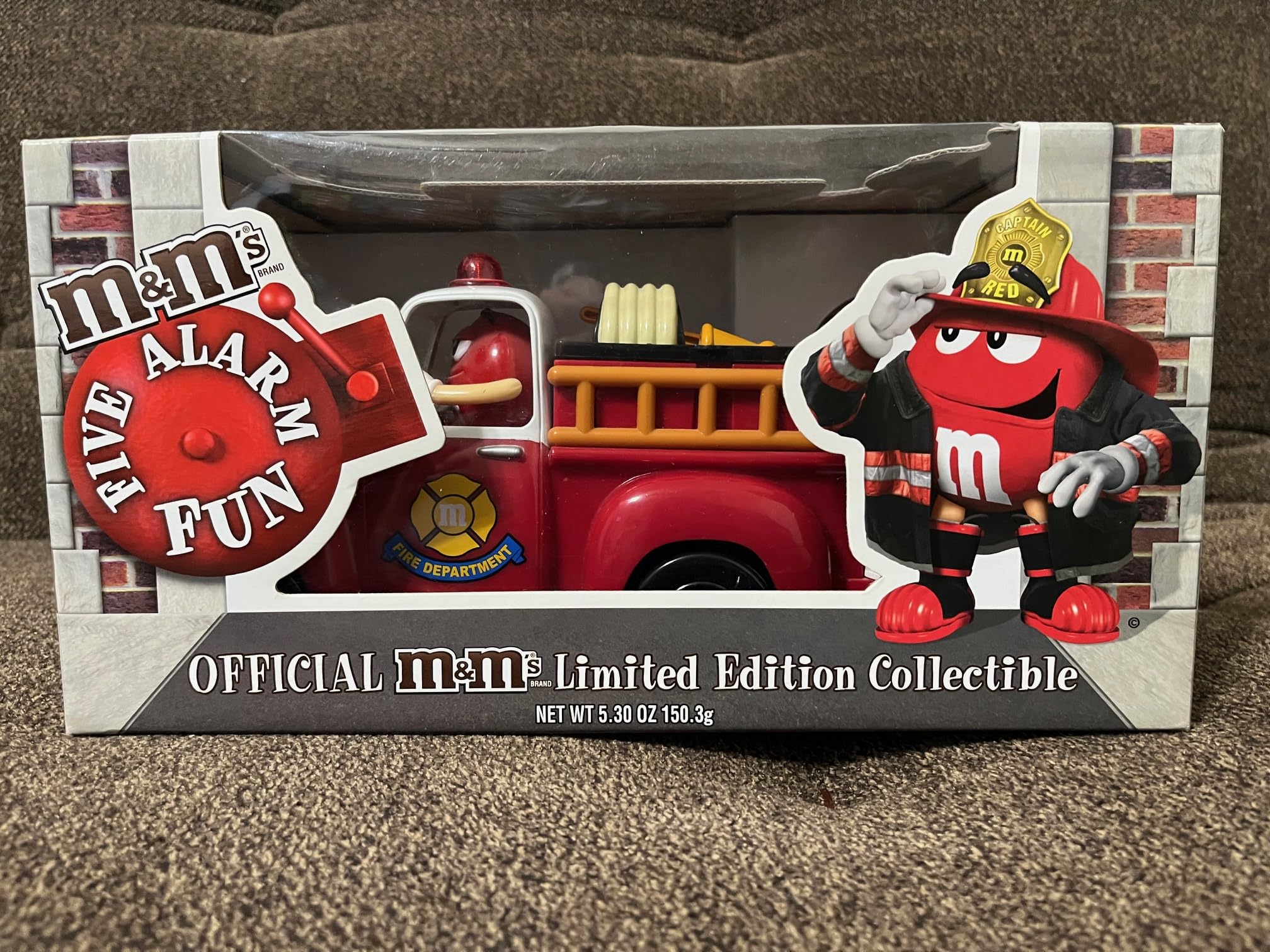 Amazon.com: Limited Edition M&M Firetruck Candy Dispenser