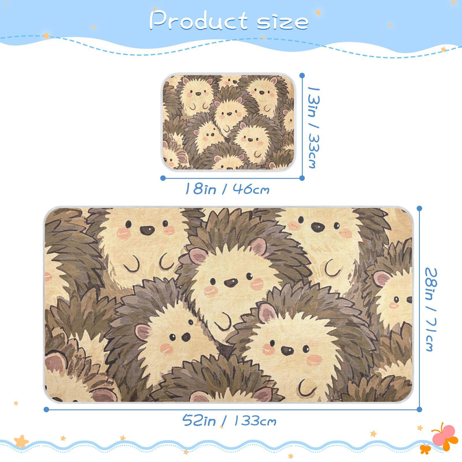 Cooling Baby Waterproof Crib Mattress pad 28