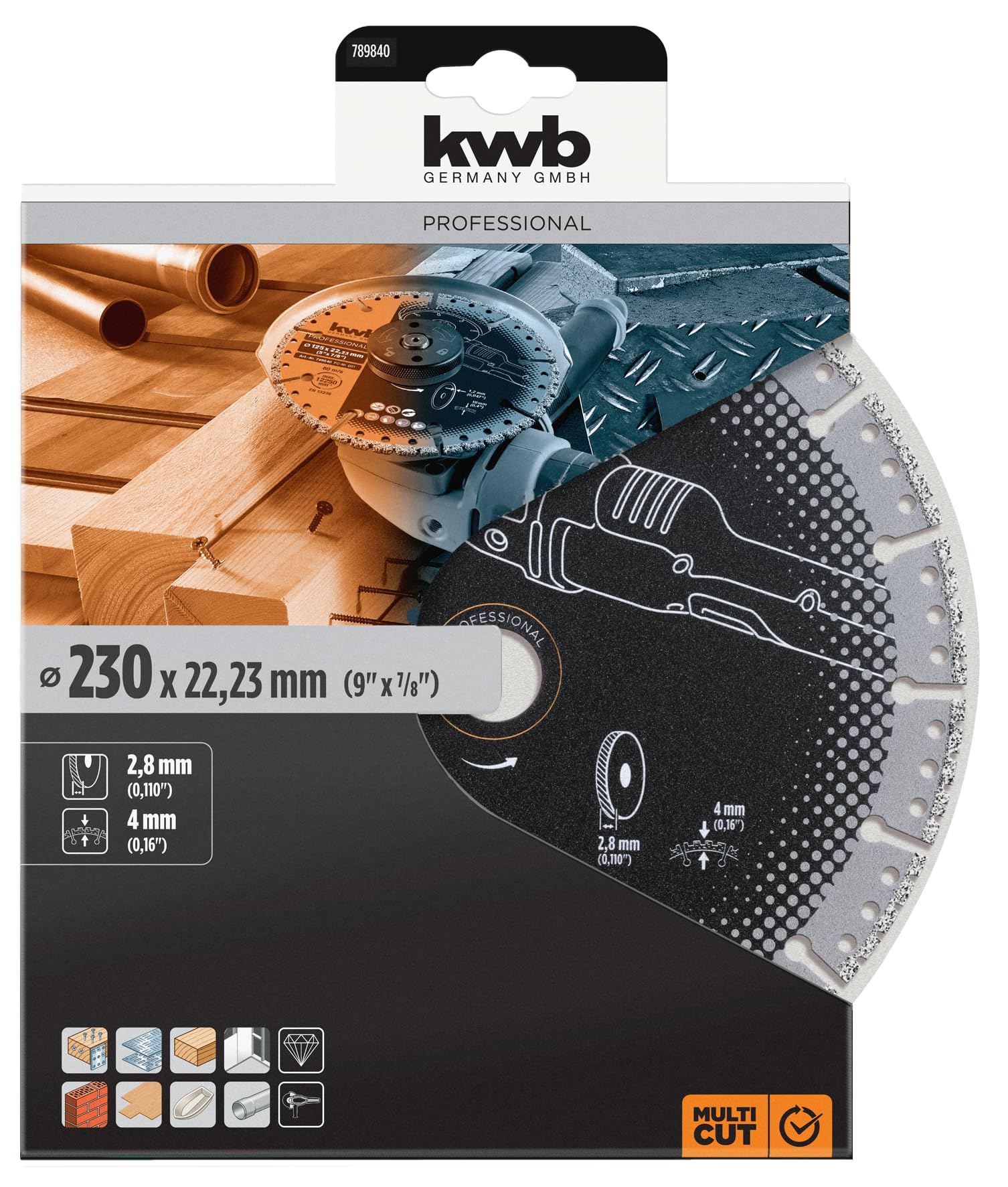 AGGRESO-FLEX® EASY-CUT uniwersalna diamentowa tarcza tnąca 230 mm