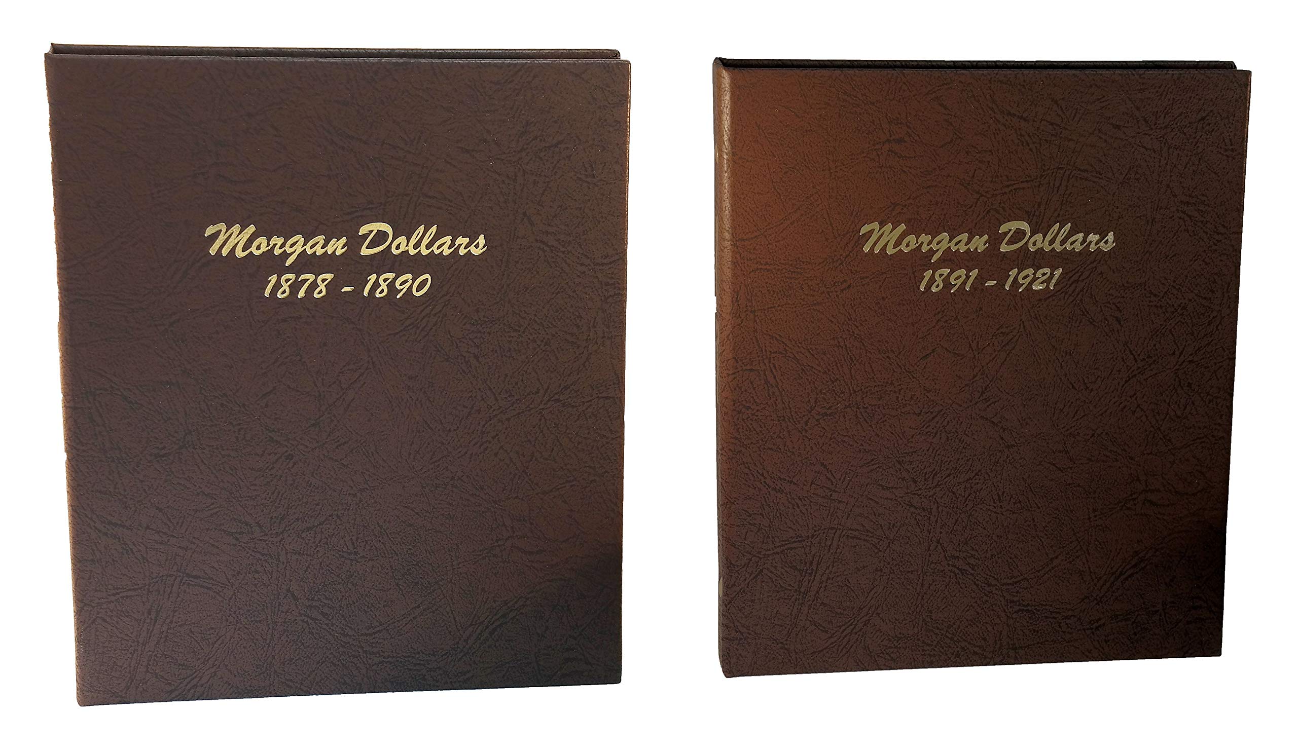 Dansco US Morgan Dollar Coin Album 1878-1921 Two Volume Set #7178,7179