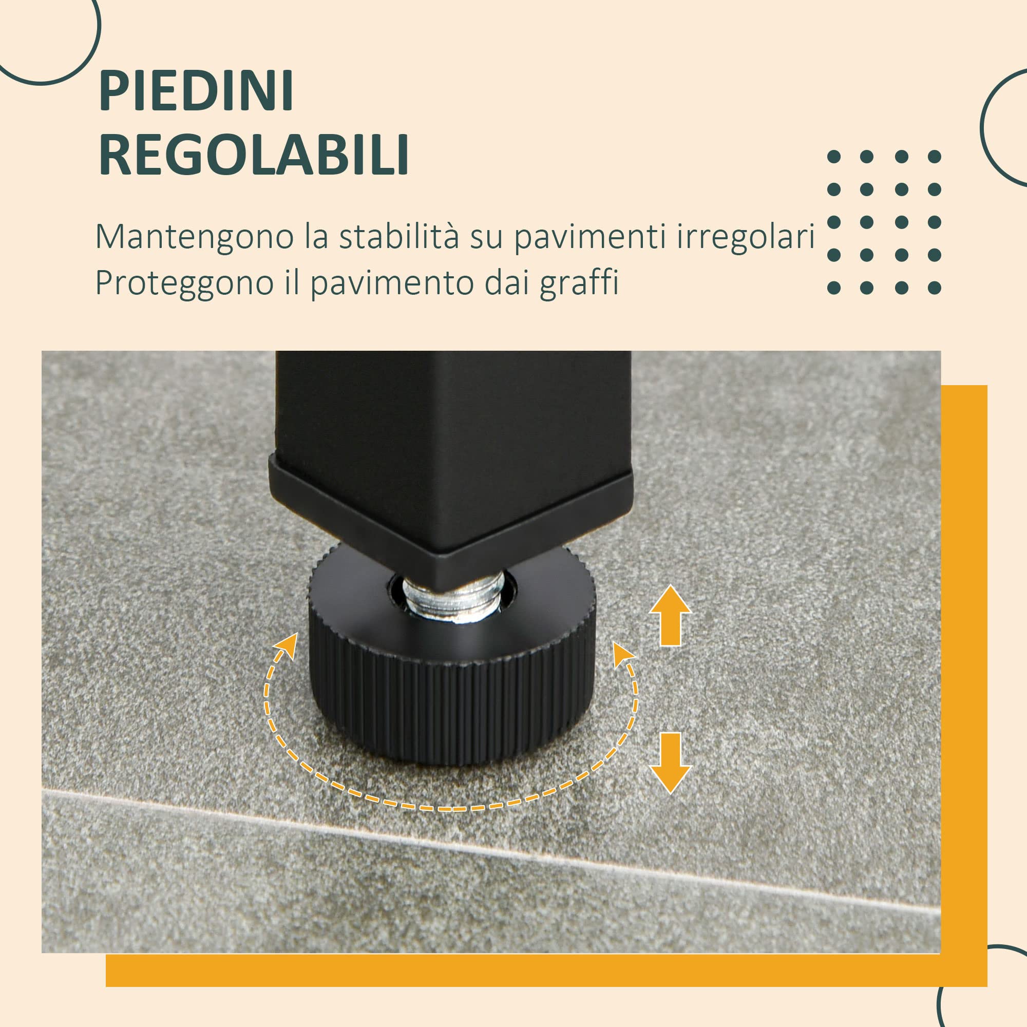 HOMCOM Set Tavolo Alto con 2 Sgabelli e Scaffale Stile Industriale in Metallo e Legno, Arredamento Moderno Bar e Cucina, Marrone Rustico