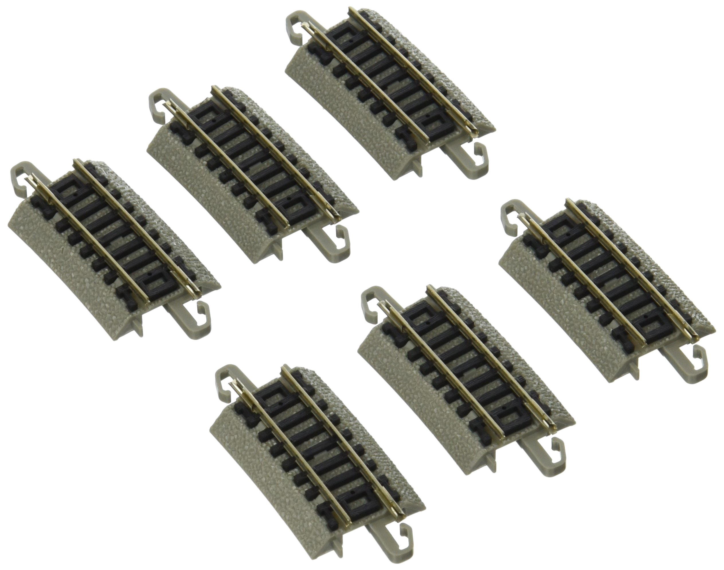 Bachmann Industries E-Z Track Quarter Section 12.50" Radius Curved Track (6/card) N Scale