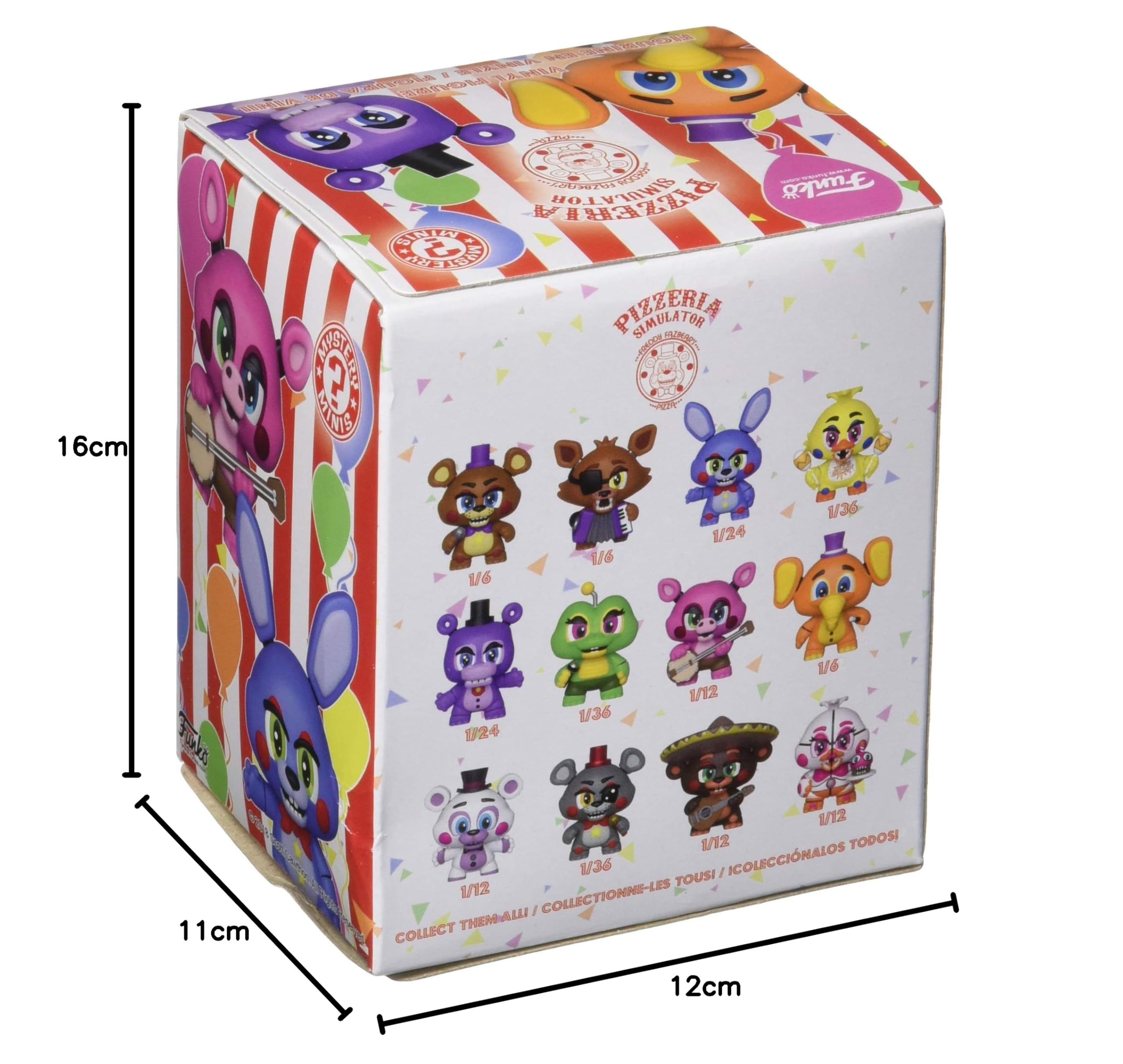 Funko Mystery Mini - Games: Five Nights At Freddy's (FNAF) 6: Pizzeria  Simulator - 1 Of 12 to Collect - Styles Vary - Five Nights At Freddy's -  Gift Idea : Amazon.co.uk: Toys \u0026 Games