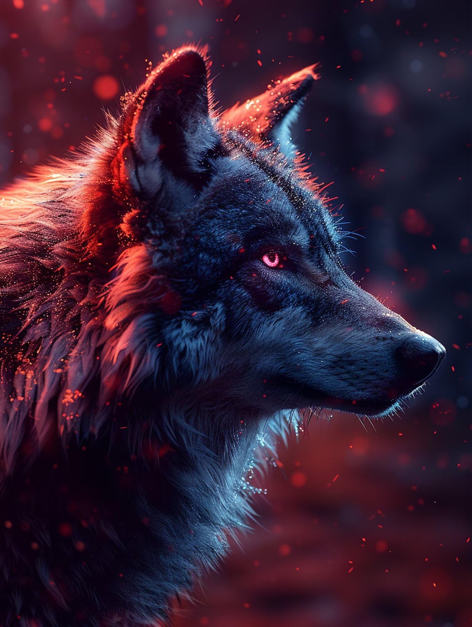 Wolf | Schilderen op nummer - Schilder Op Nummers