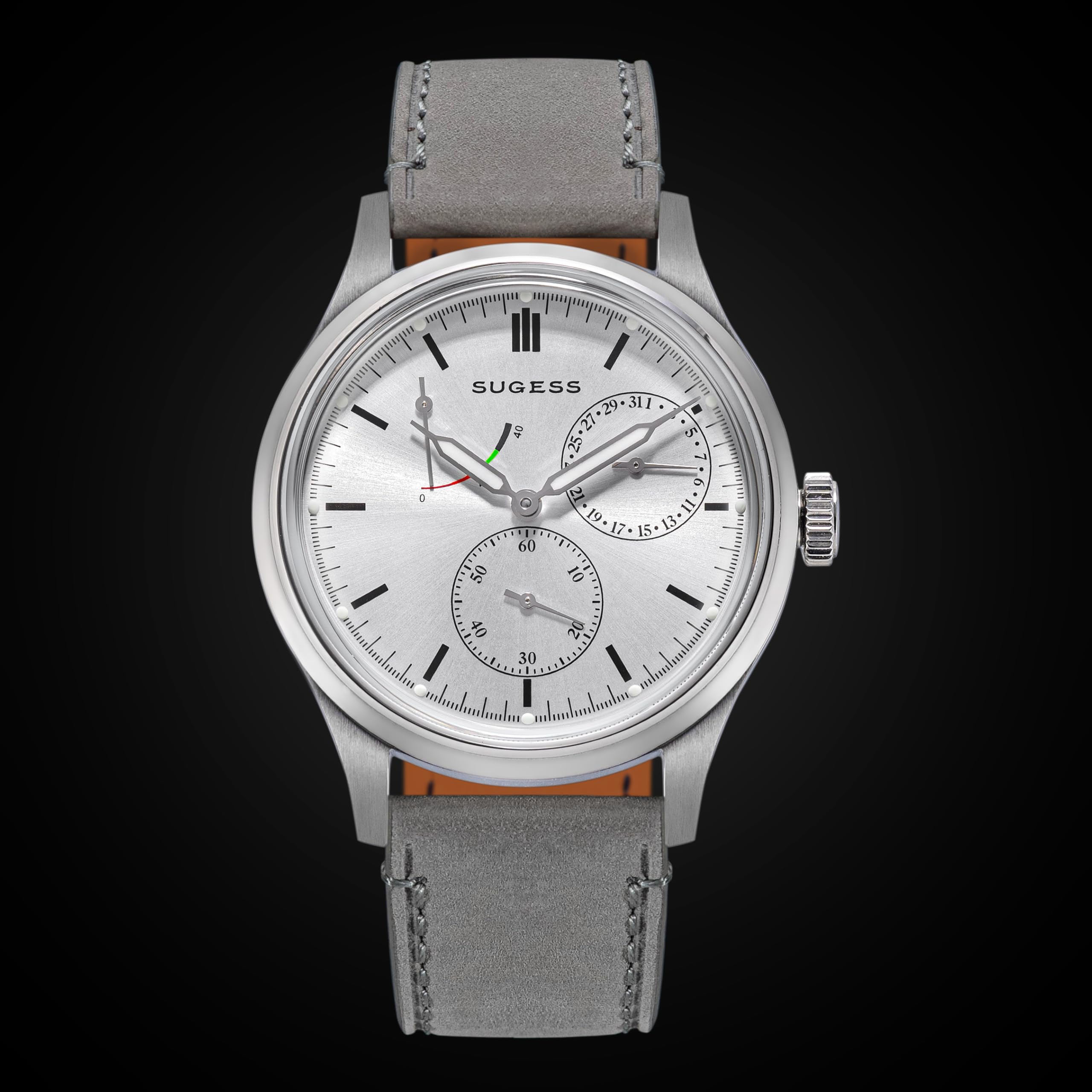 Sugess S458.SW.G Art Master Fashion automatische mechanische Herrenuhr aus gewölbtem Glas Möwe 1963