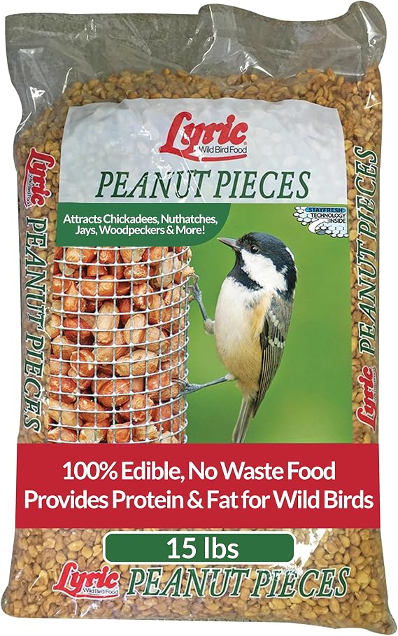 Lyric Sunflower Kernels 25 lb Peanut Pieces 15 lb. Bags
