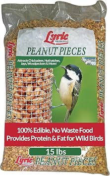 Lyric Sunflower Kernels 25 lb Peanut Pieces 15 lb. Bags