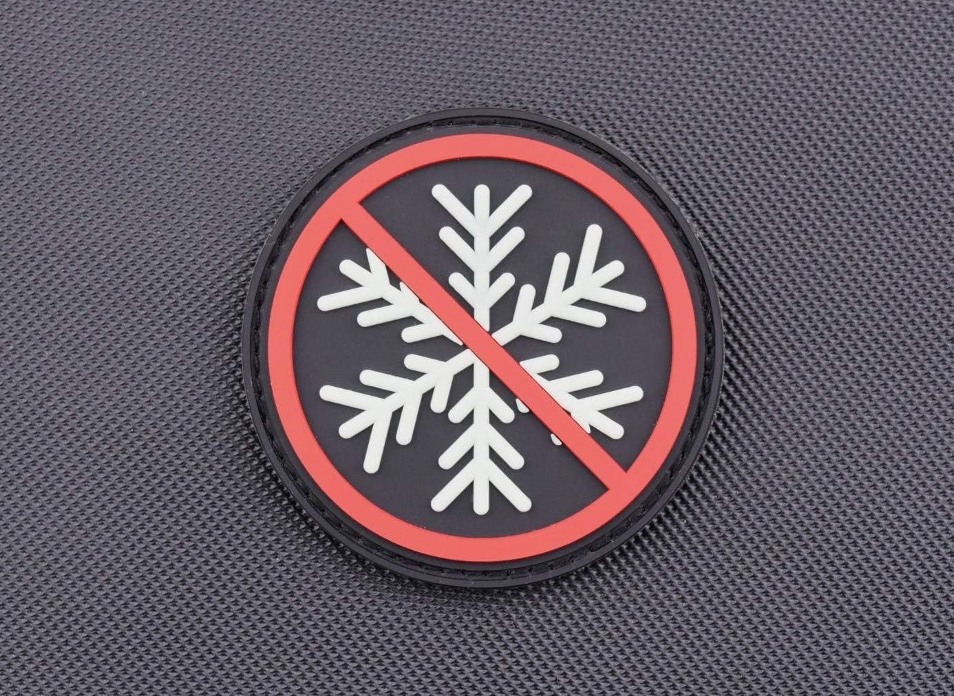 BritKitUSA 3D PVC No Snowflakes Allowed GITD Morale Patch