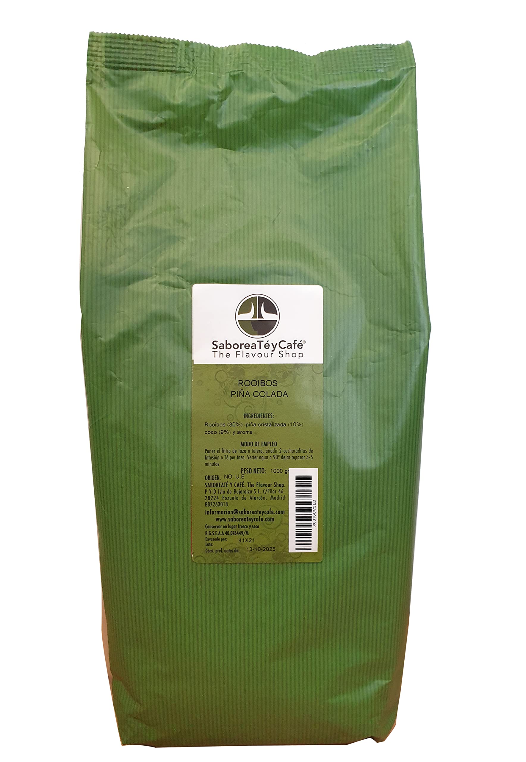 SABOREATE Y CAFE THE FLAVOUR SHOP Infuso naturale di frutta Ananas Colada SBT 1 kg