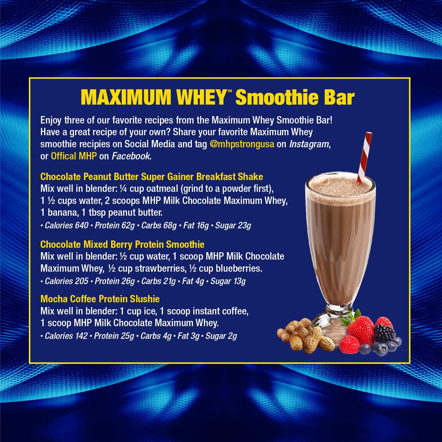 Maximum Human Performance Maximum Whey Protein, 25g Fast Acting Delicious Tasting Protein, Enhances Strength & Speeds Recovery, Milk Chocolate, 62 Servings, 5 Pound