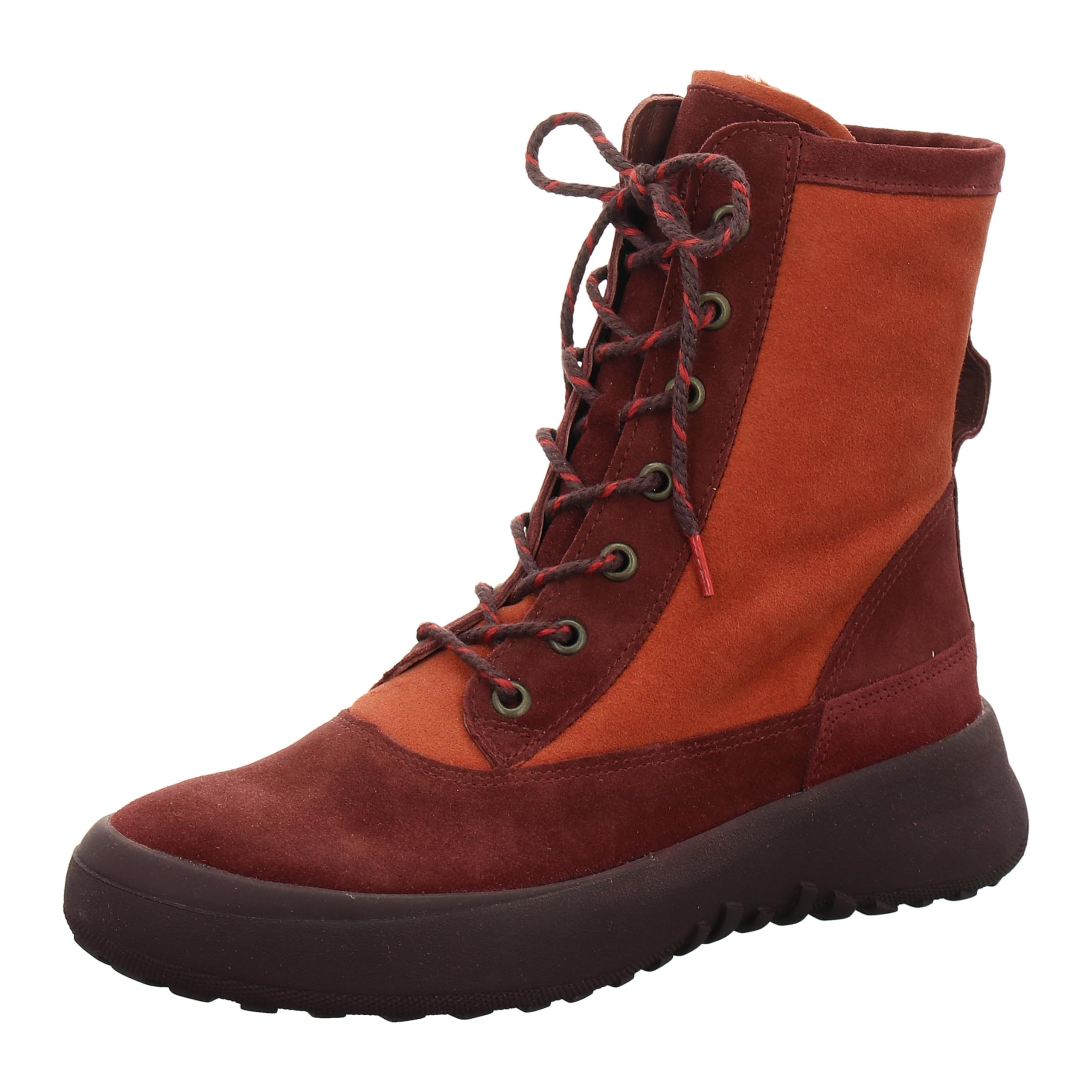Think! Kusabi Women's Chrome-Free Tanned New Wool Snow Boots, 5000 Chianti Kombi, 37.5 EU