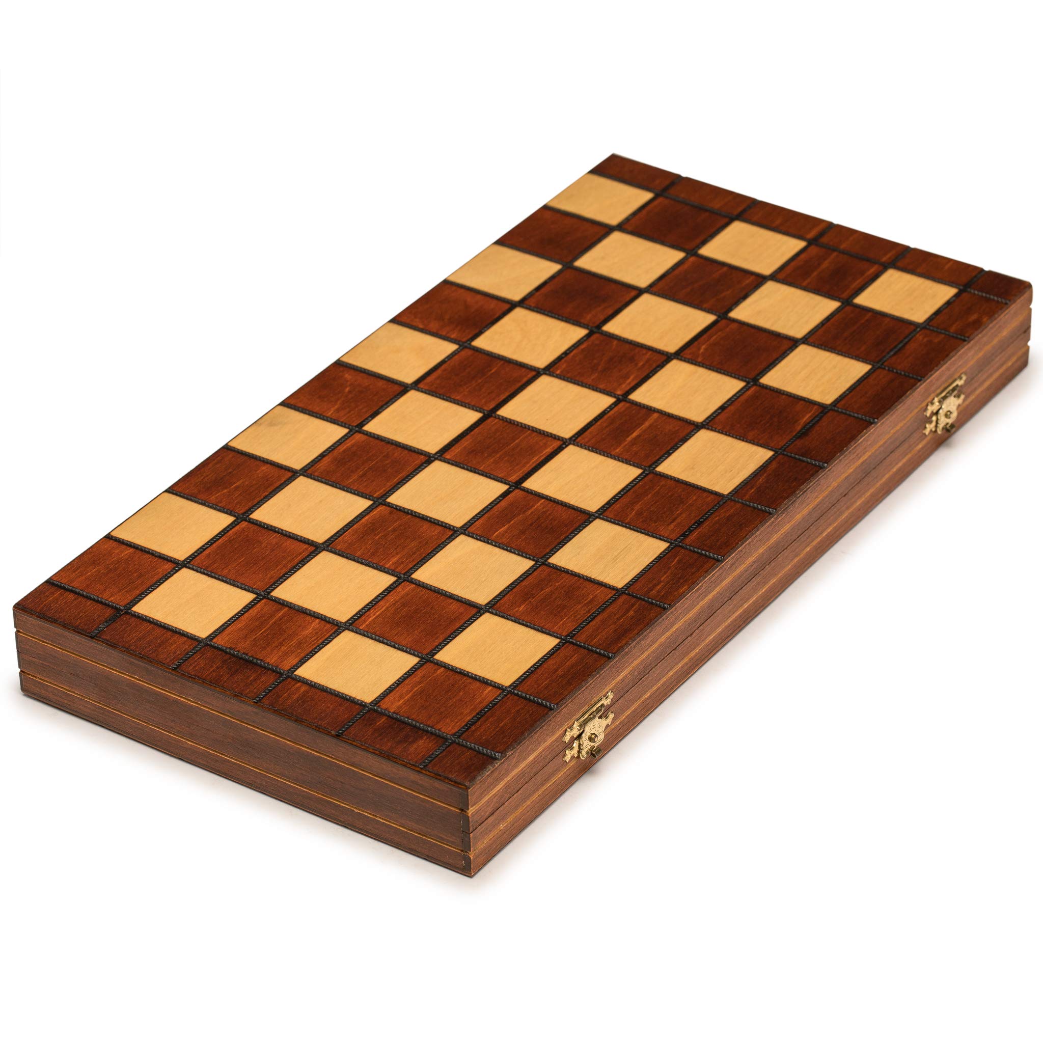 Amazon.com: Checkers Set in Folding Wooden Case - 100 Playing