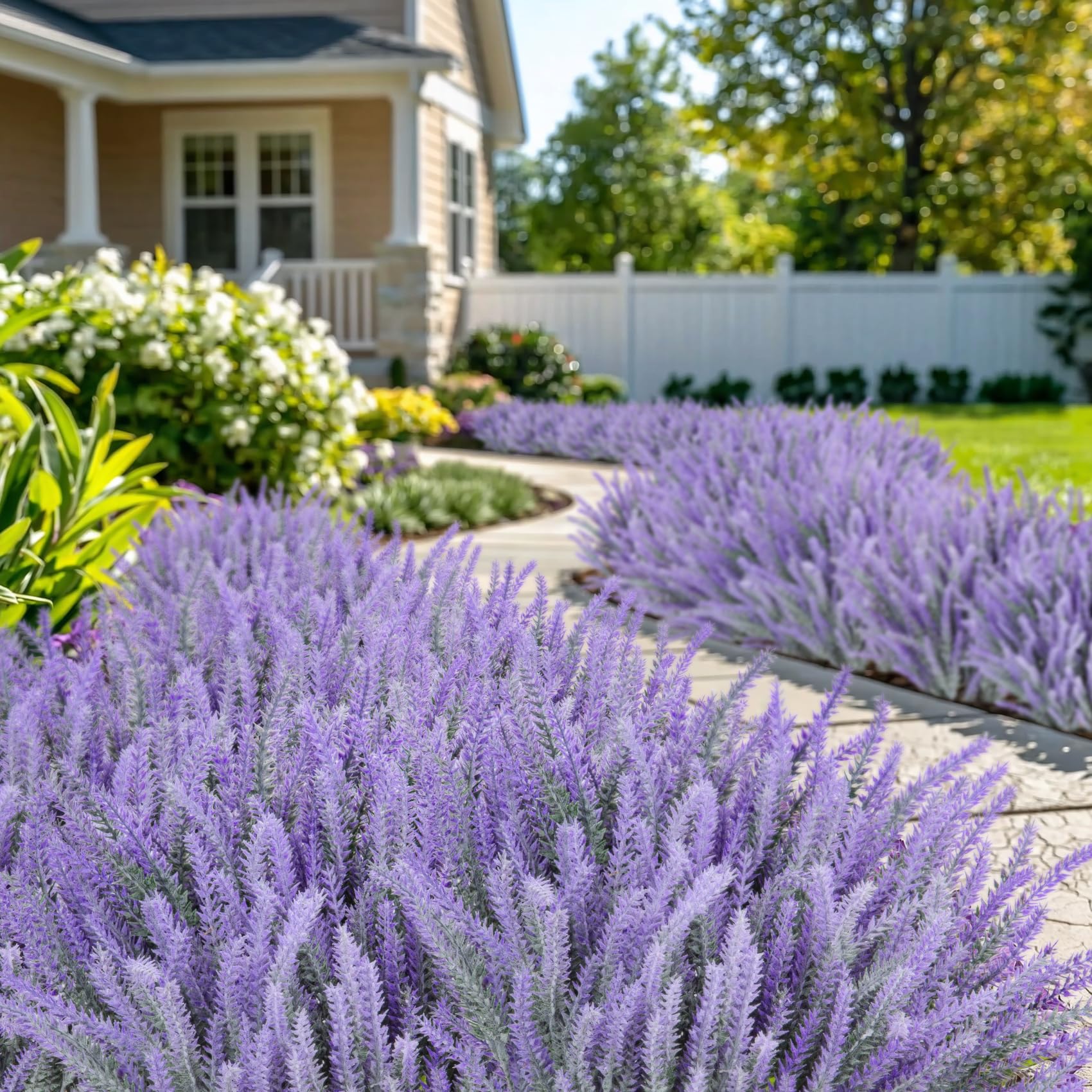 Fiori Artificiali 24 Pezzi Fiori Finti Lavanda Artificiali Realistici Per Matrimonio Casa, Festa, Ufficio, Decorazione Da tavolo, Composizioni Floreali Fai Da Te