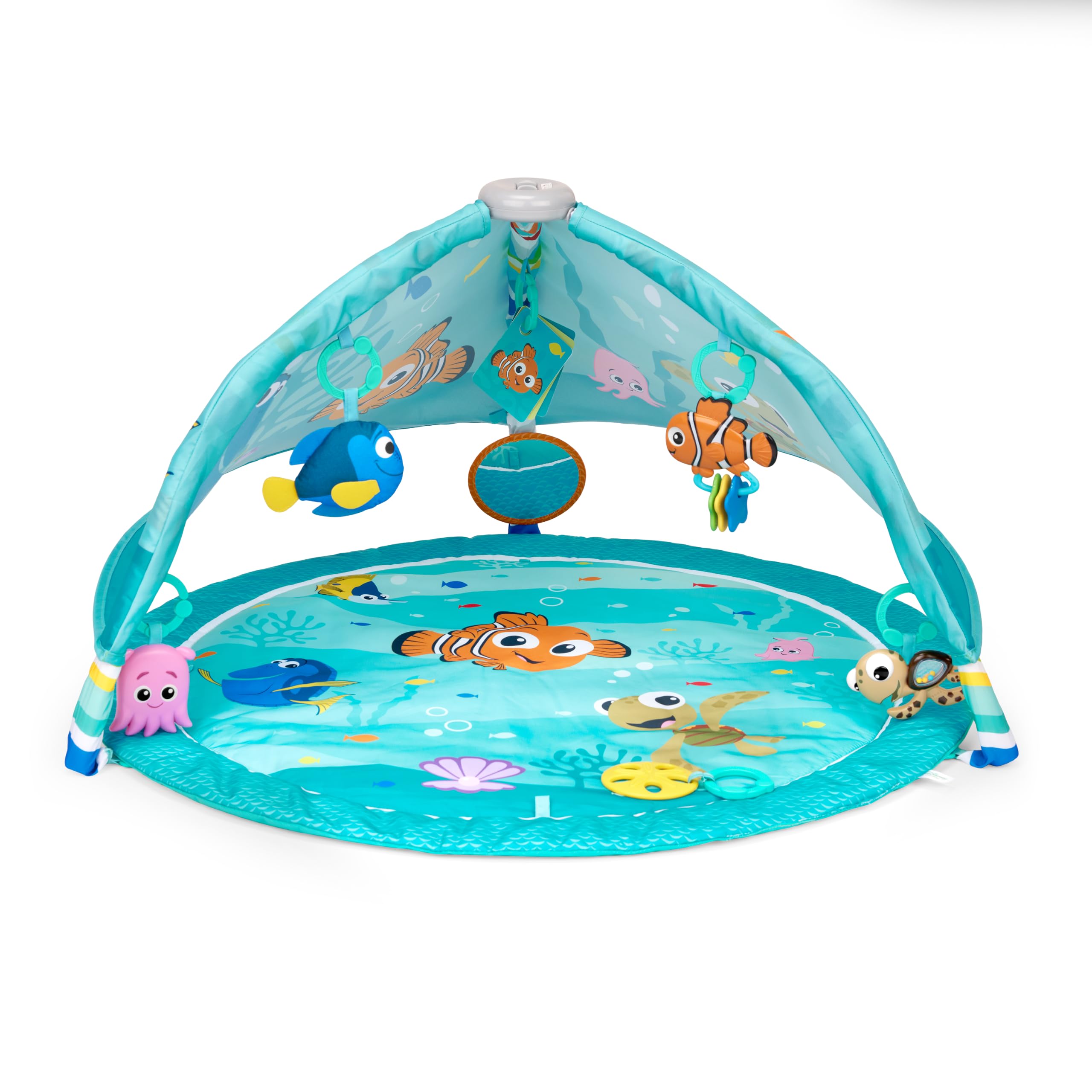 Disney Baby Finding Nemo POP 'N Wiggle klappbares Spielbogen mit Spielzeugstange, Indoor/Outdoor, ab Neugeborenem