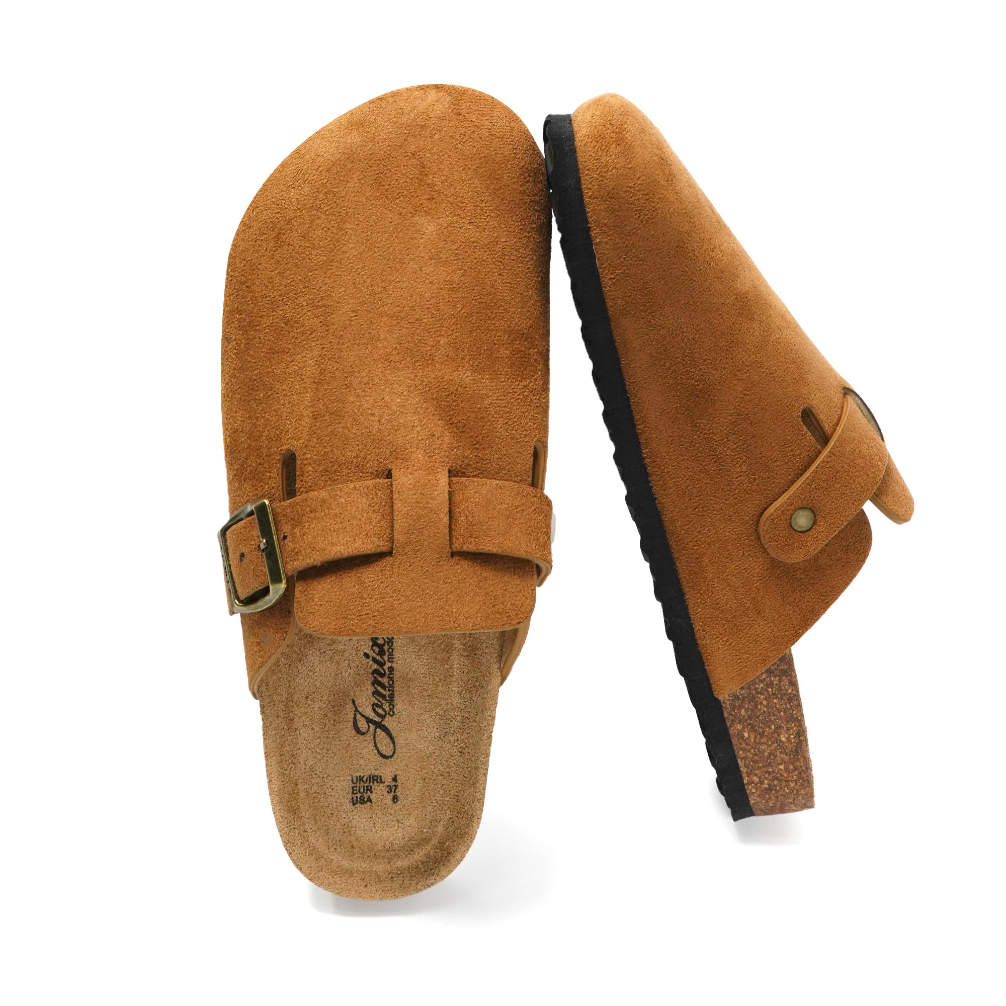 JOMIX Sabot Donna Eleganti Punta Chiusa Suola Sughero MD2438