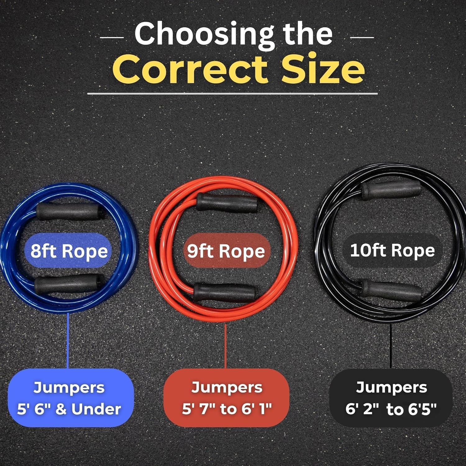 EliteSRS 12Mm di PVC, Muay Thai Power Rope con Doppi Cuscinetti a Sfera 2.0 per Allenamento Pesante (1.5Lb)