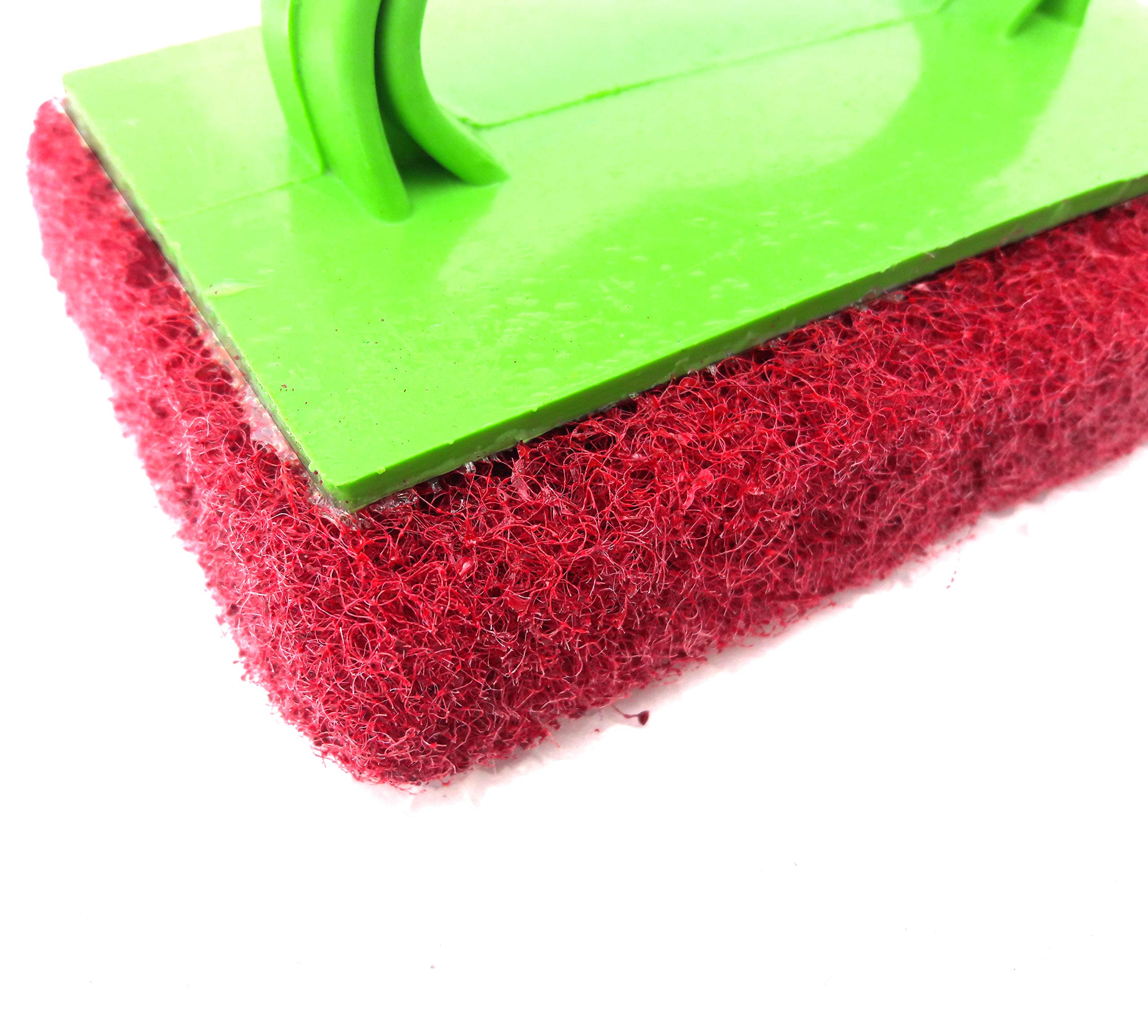 Vapok Polyester Fiber Scrubber Dishwasher for Tile, Floor Cleaning Ruff N Tuff Hard Brush Grate for Cleaning Pots Pans Sinks bathrooms and More Set of 2 1