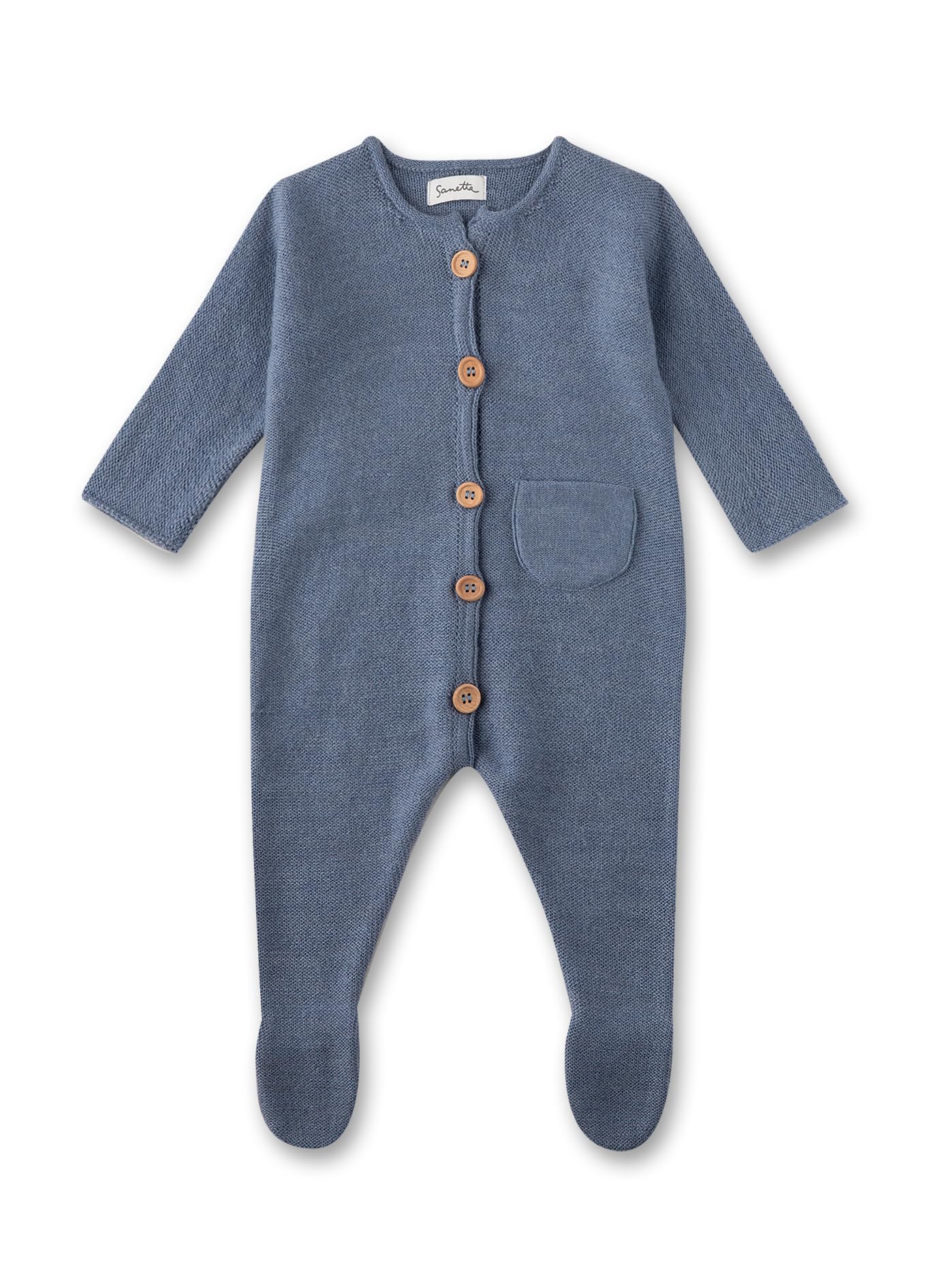 Sanetta 221993, Total de punto Bebé-Niños, blue fog,