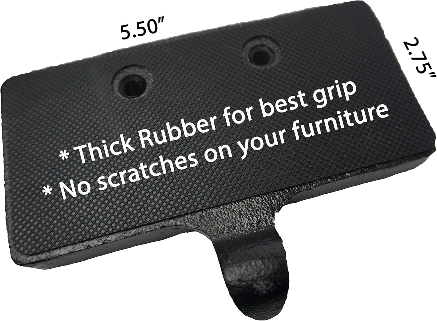 Lulu Decor, Christmas Stocking Holder Bases, Weighs 2 lbs 11 oz Each, Set of 6, Strong Heavy Stocking Holders