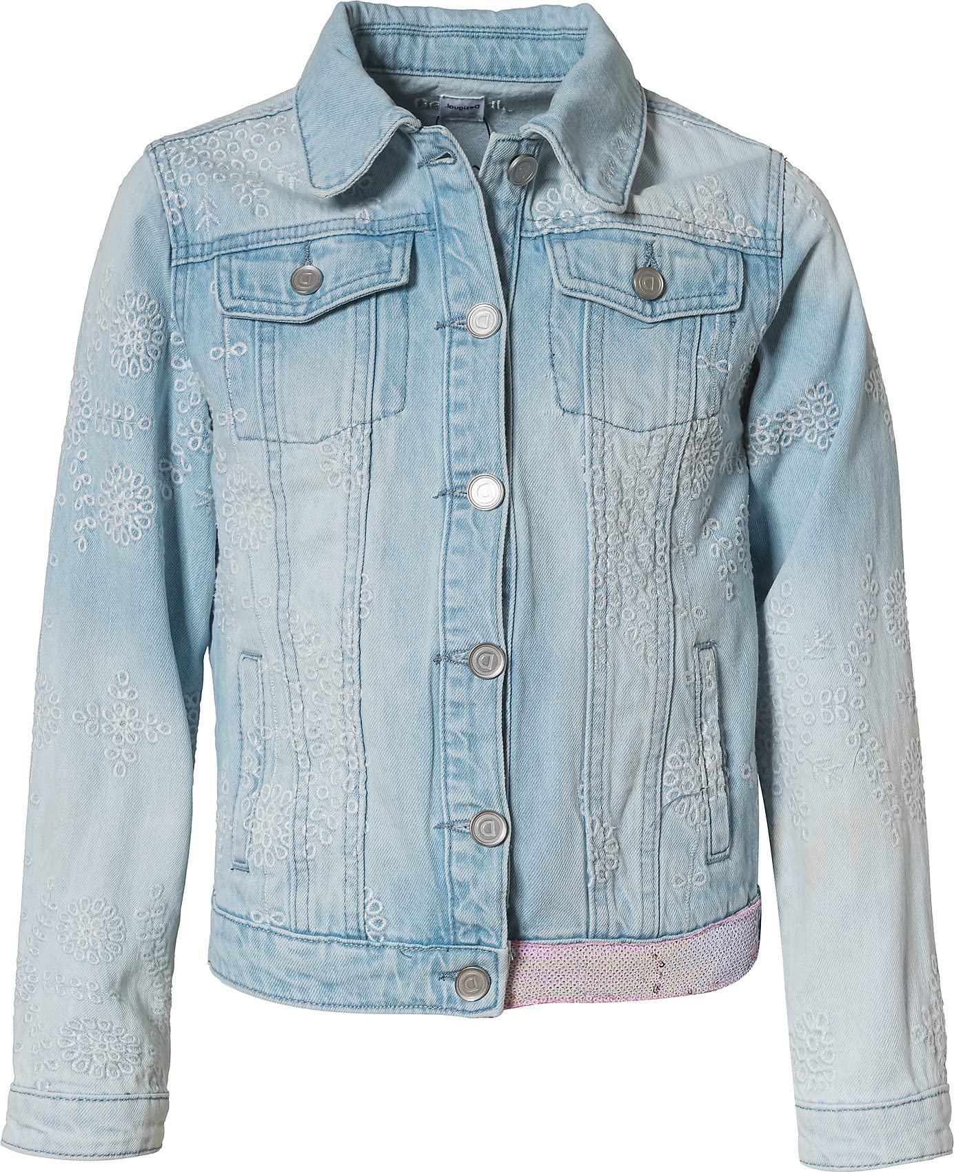 Desigual Chaq_iturra Chaqueta de Mezclilla para Niñas