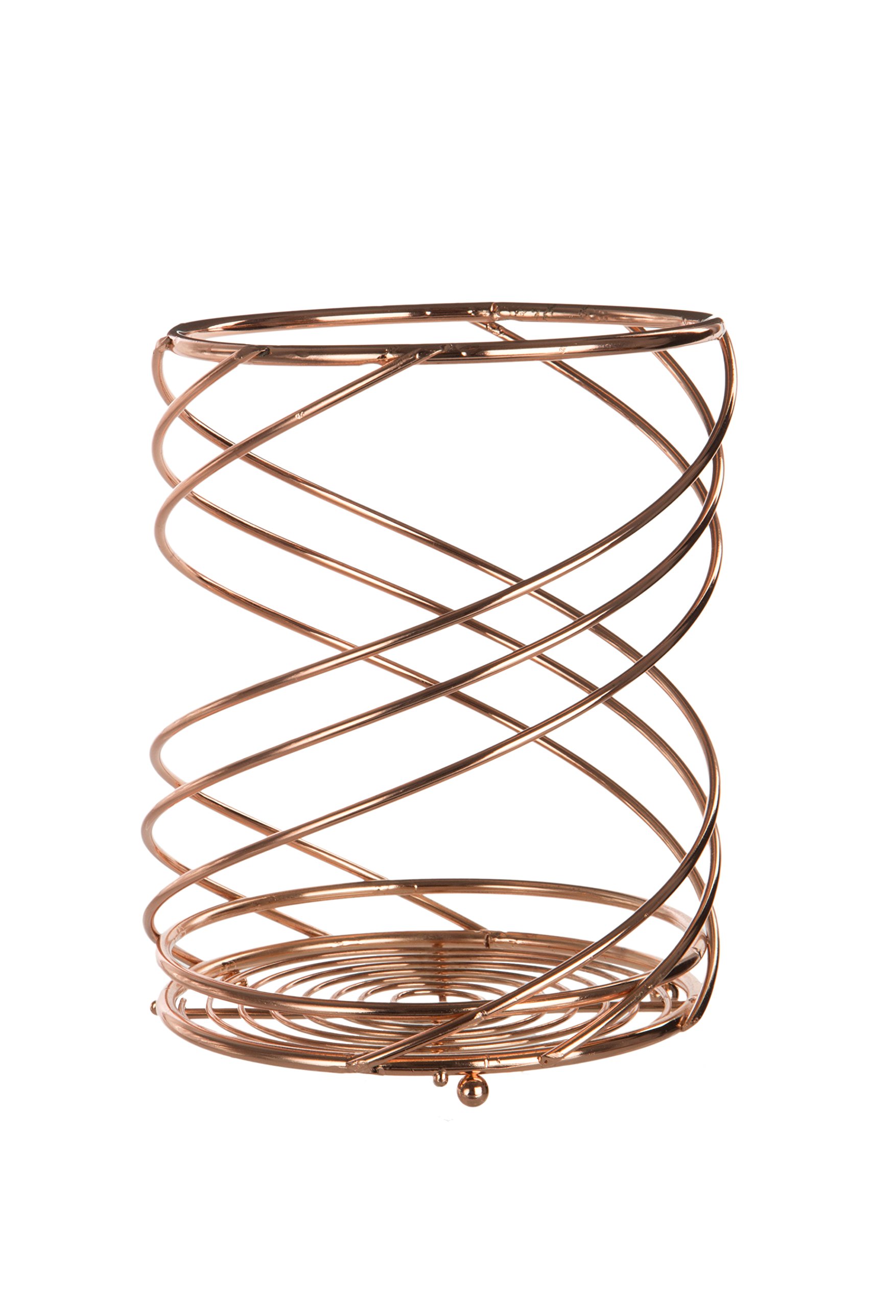 PremierHousewares 507550 Kuper Utensil Holder, Rose Gold, 13 cm