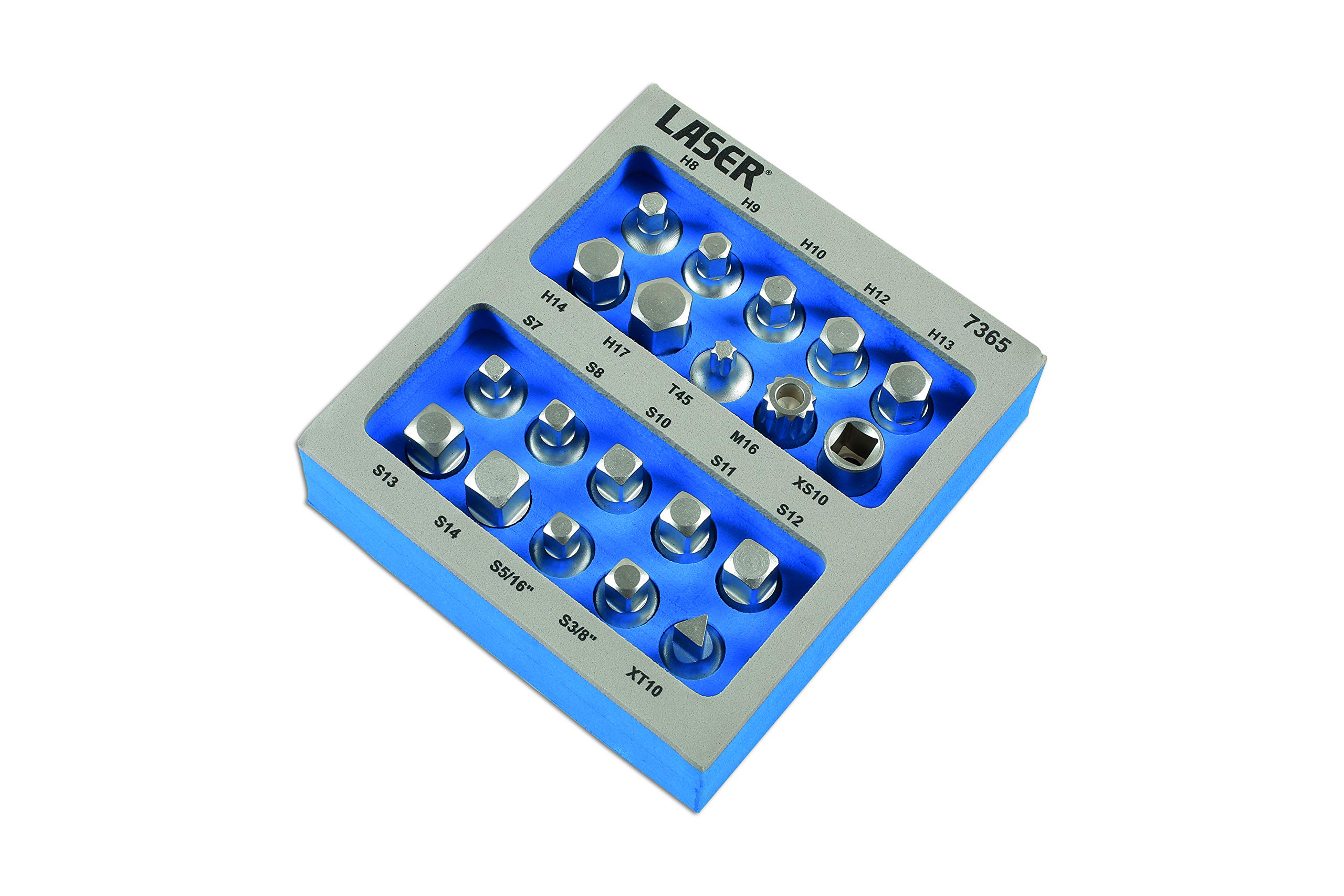 Laser 7365 Sump Plug Key Set 3/8" D 20pc