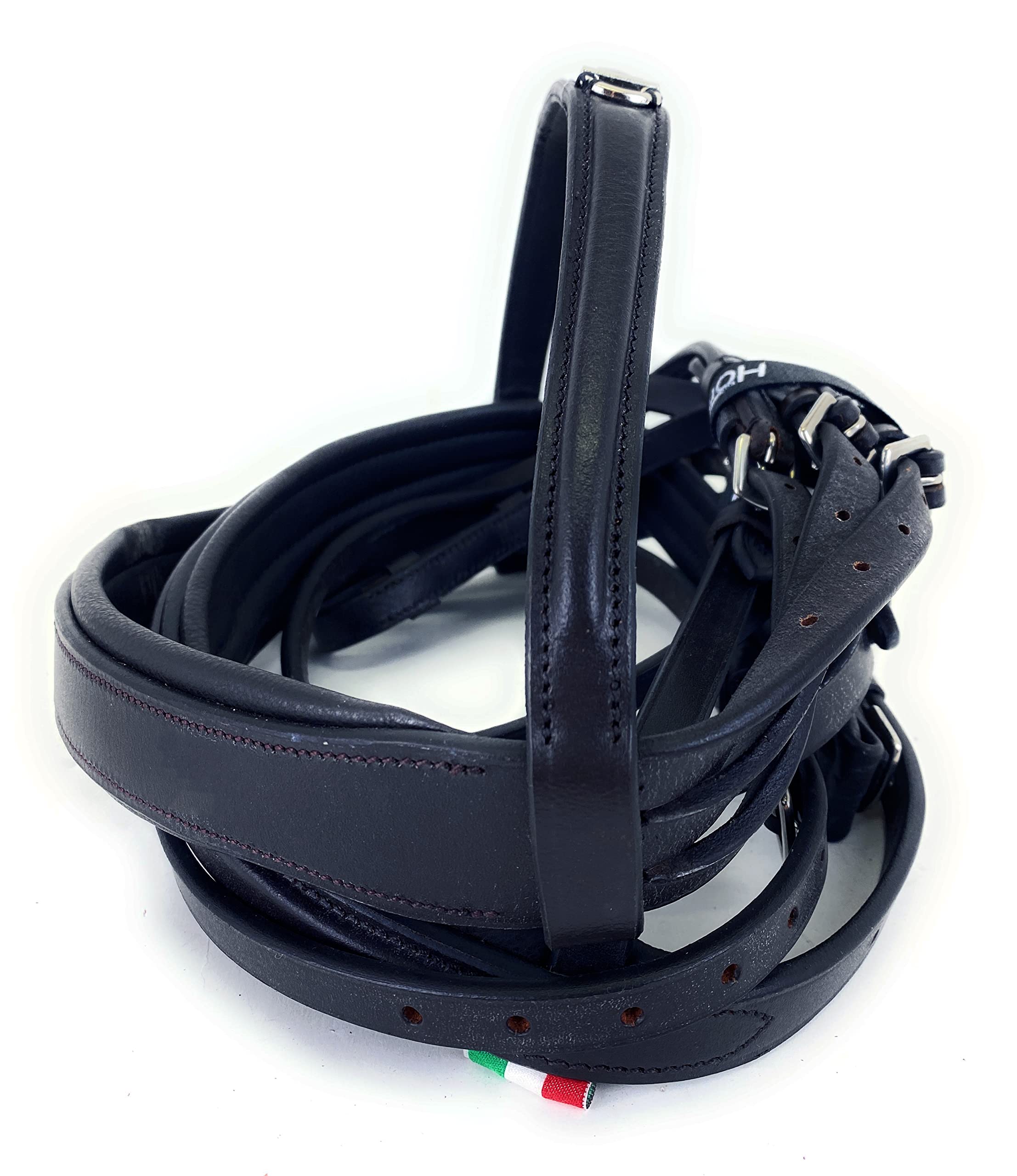 Horses Briglia Cuoio Snaffle, Briglia di qualità, Finimento Indispensabile per la Conduzione del Cavallo
