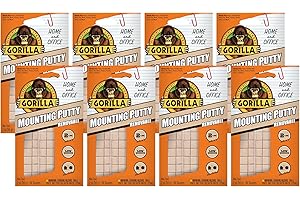 Gorilla Tacky Putty: Versatile Mounting Adhesive for Damage-Free Hanging